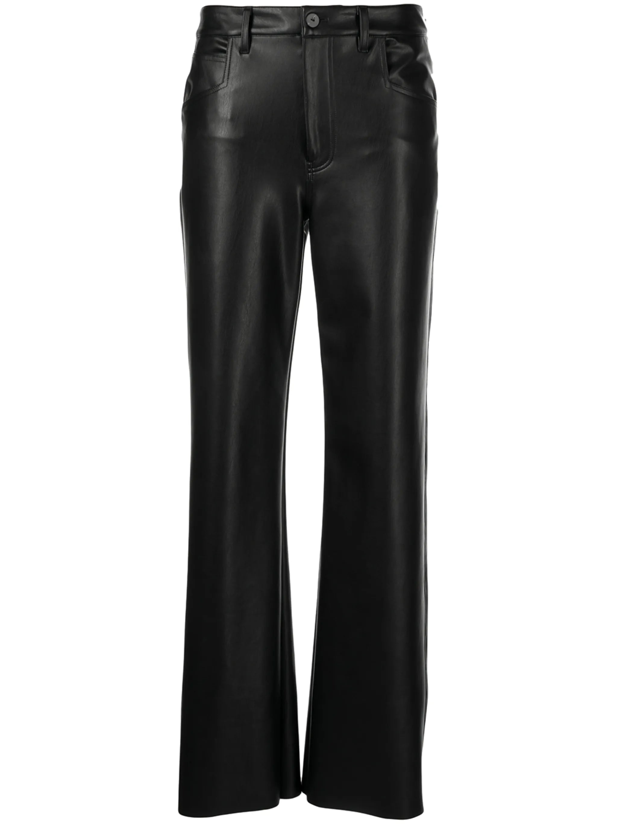 Jay high-waisted straight trousers