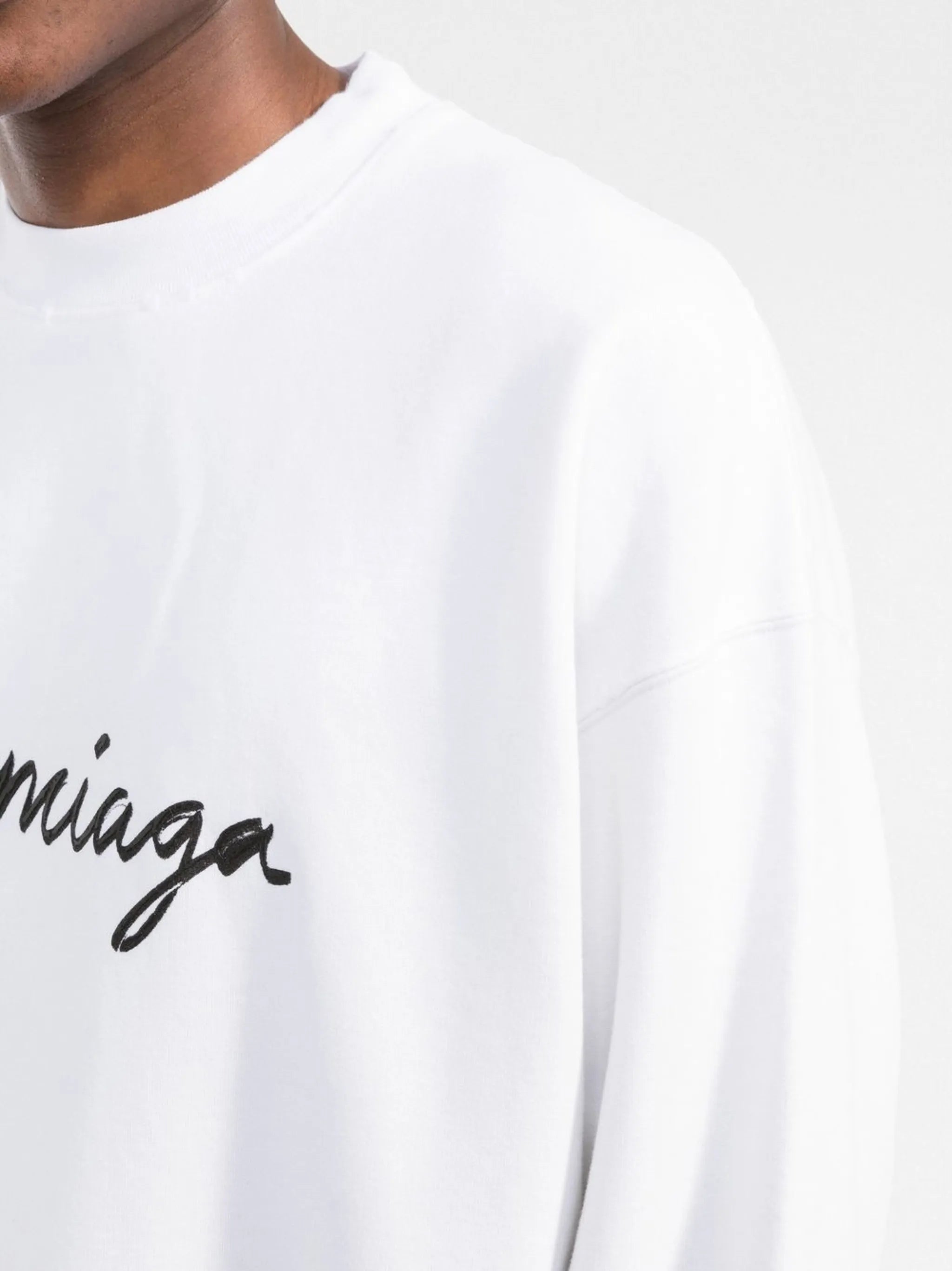 logo-print cotton sweatshirt