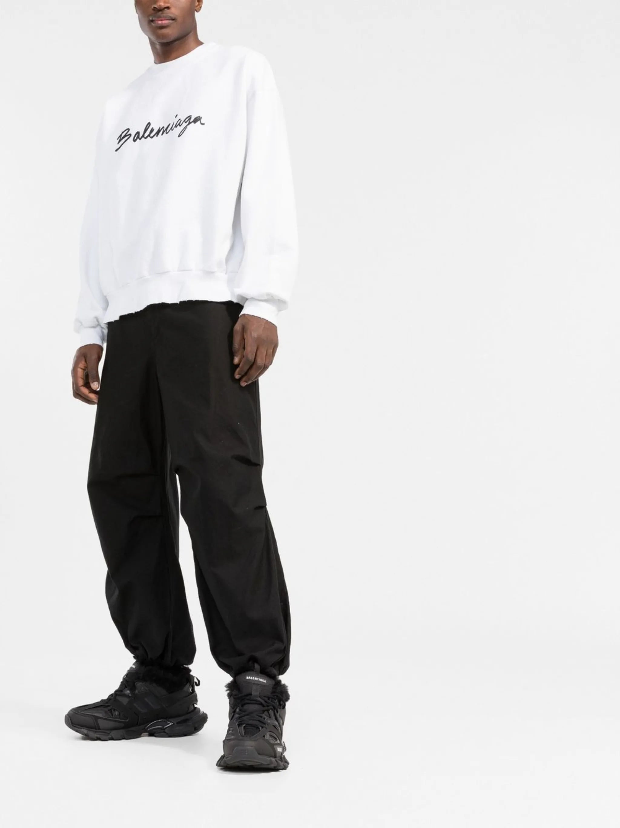 logo-print cotton sweatshirt