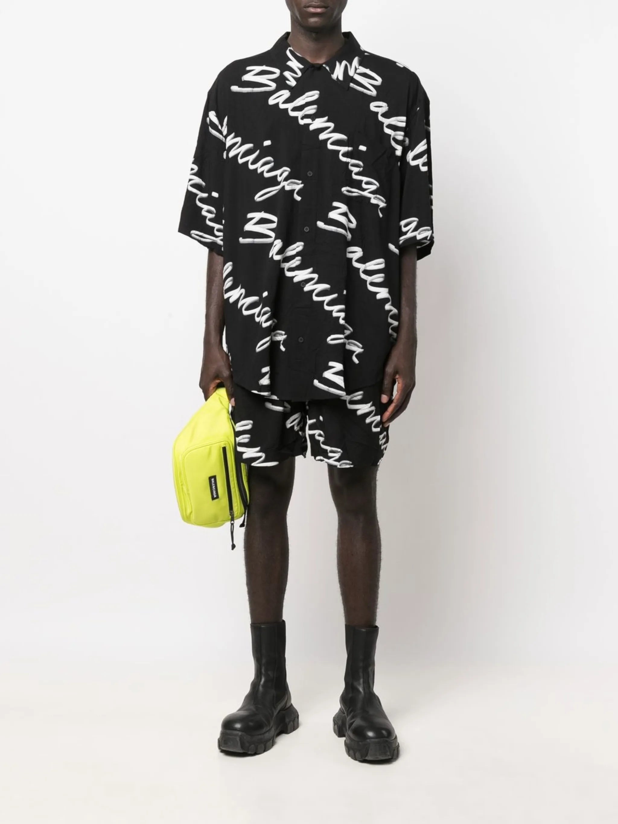 logo-print bermuda shorts