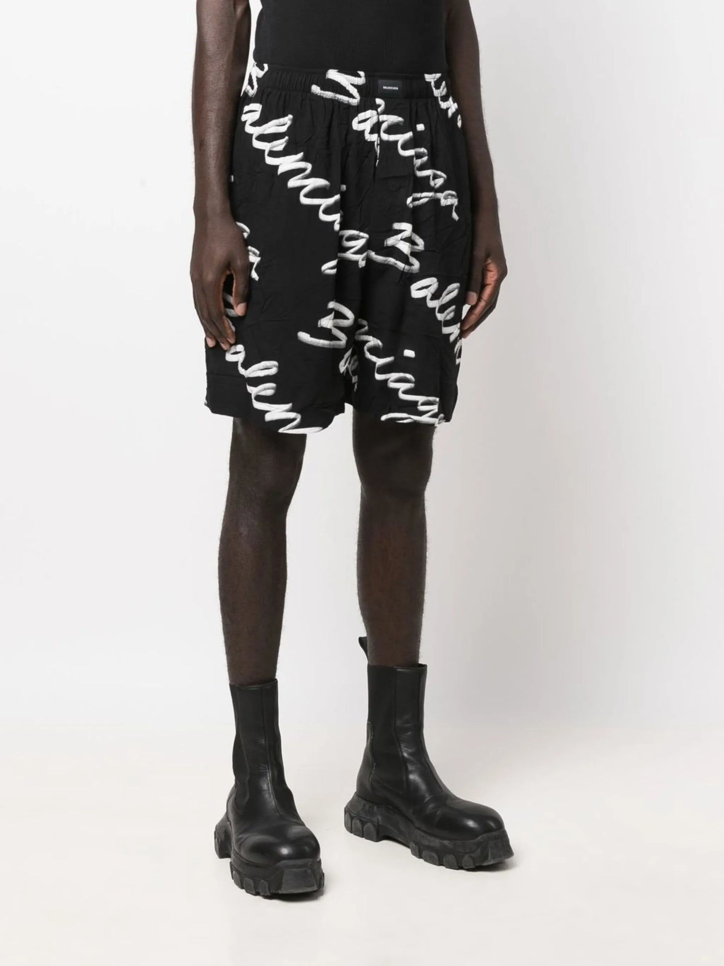 logo-print bermuda shorts