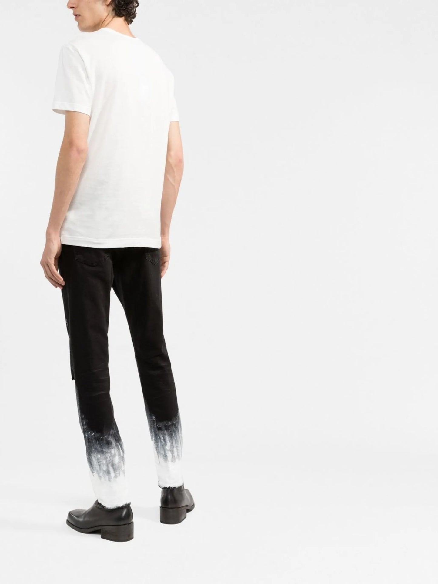 logo-embossed cotton T-shirt