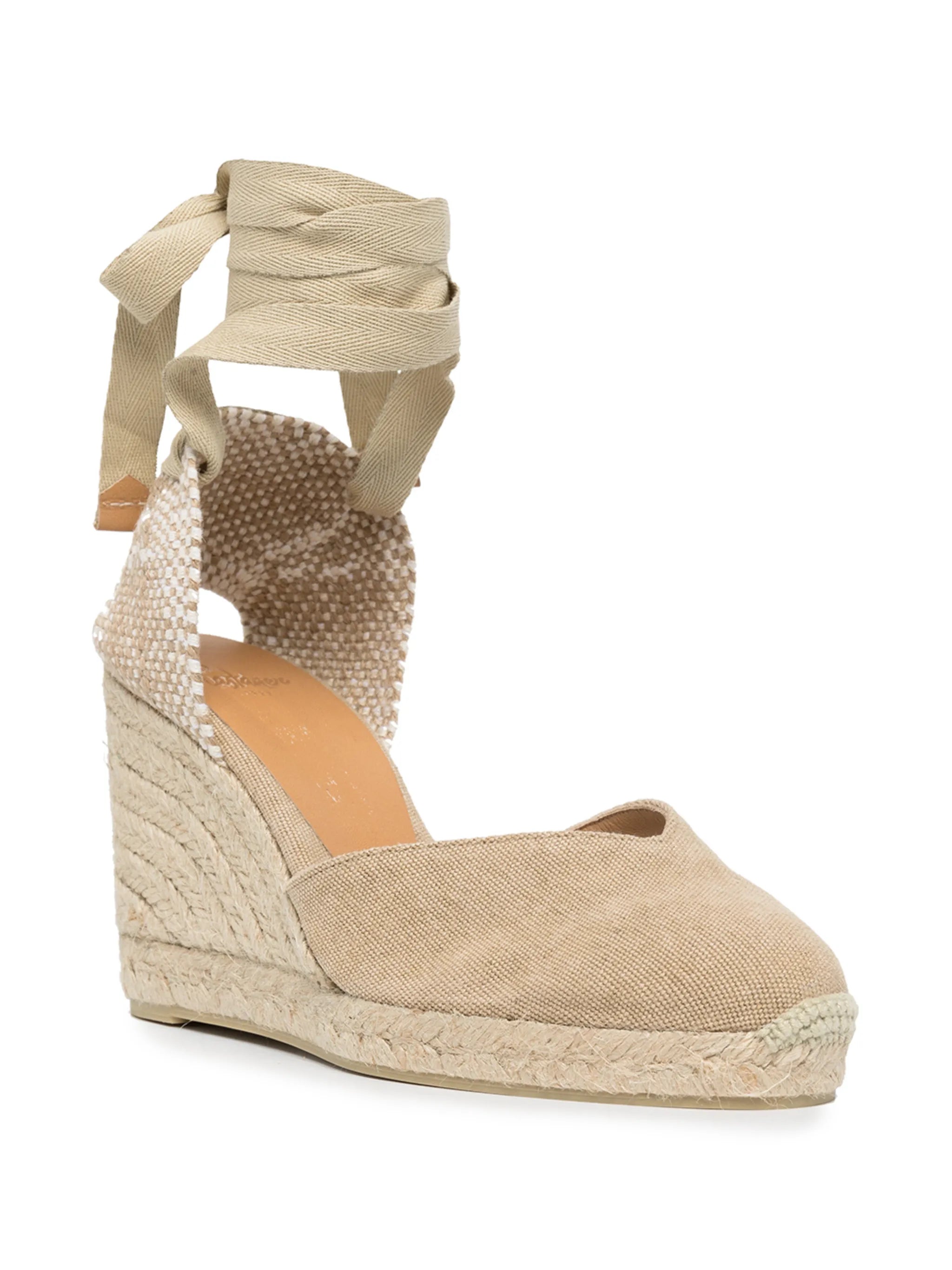 Chiara raffia-wedge espadrilles