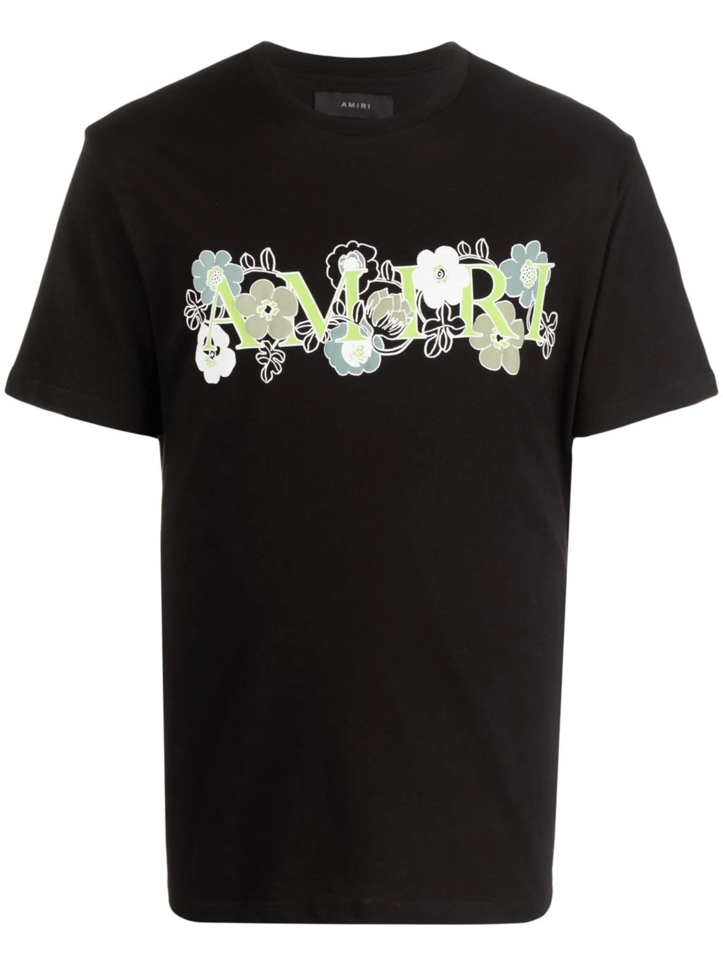 floral logo print T-shirt