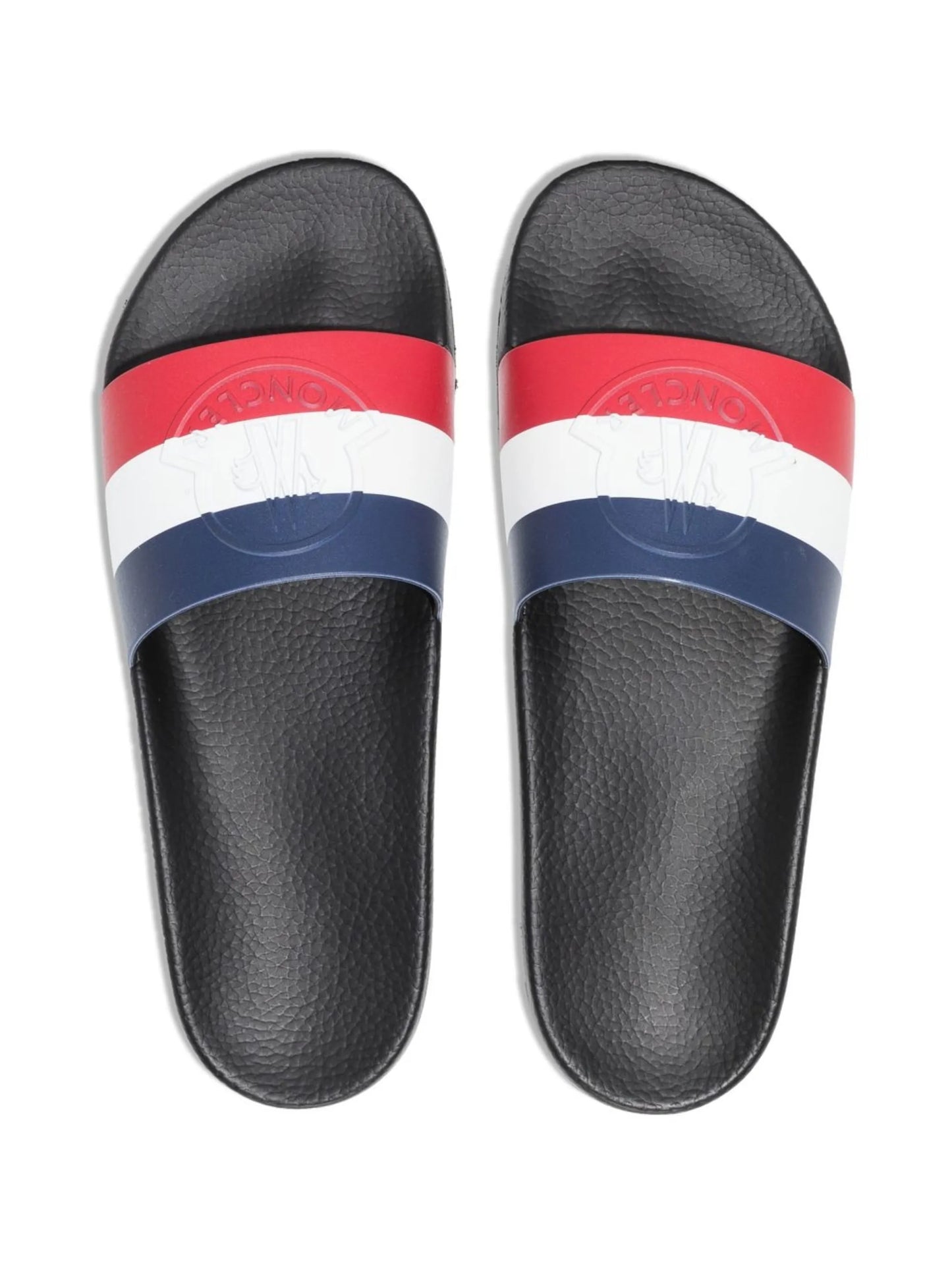 Basile striped flat slides