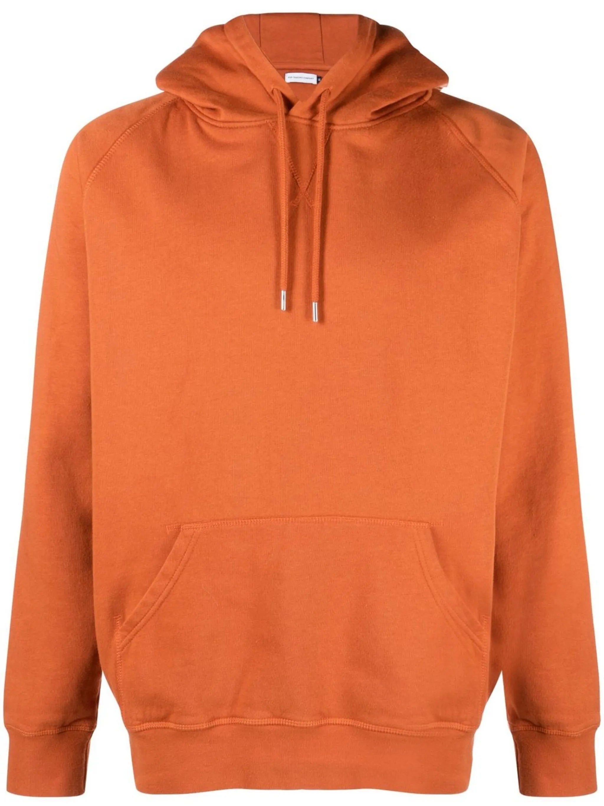 logo-print cotton hoodie