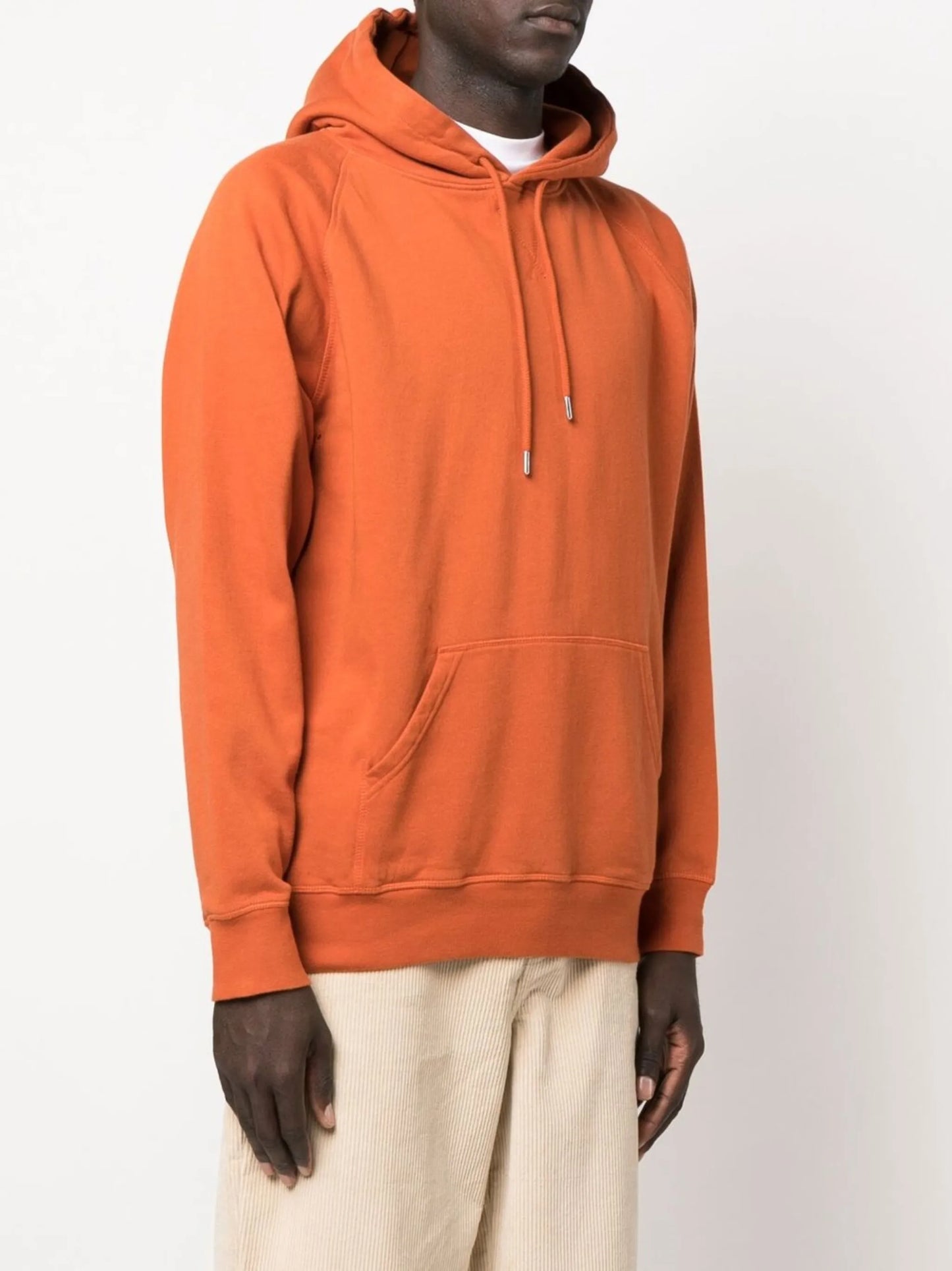 logo-print cotton hoodie