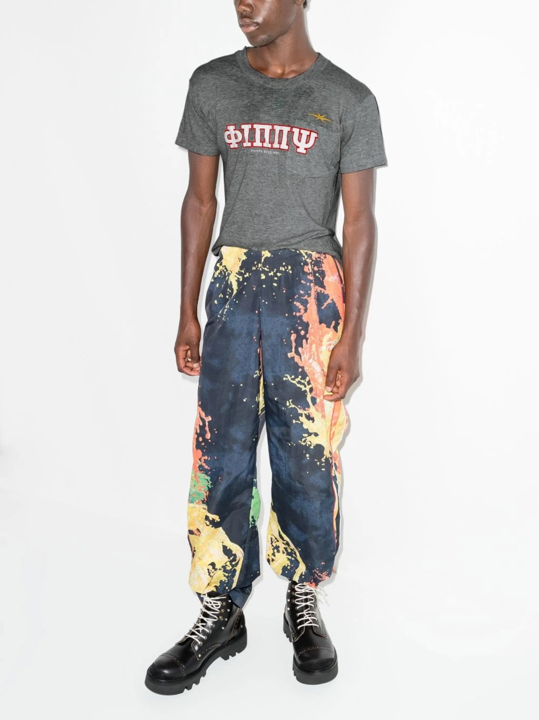 logo-print T-shirt
