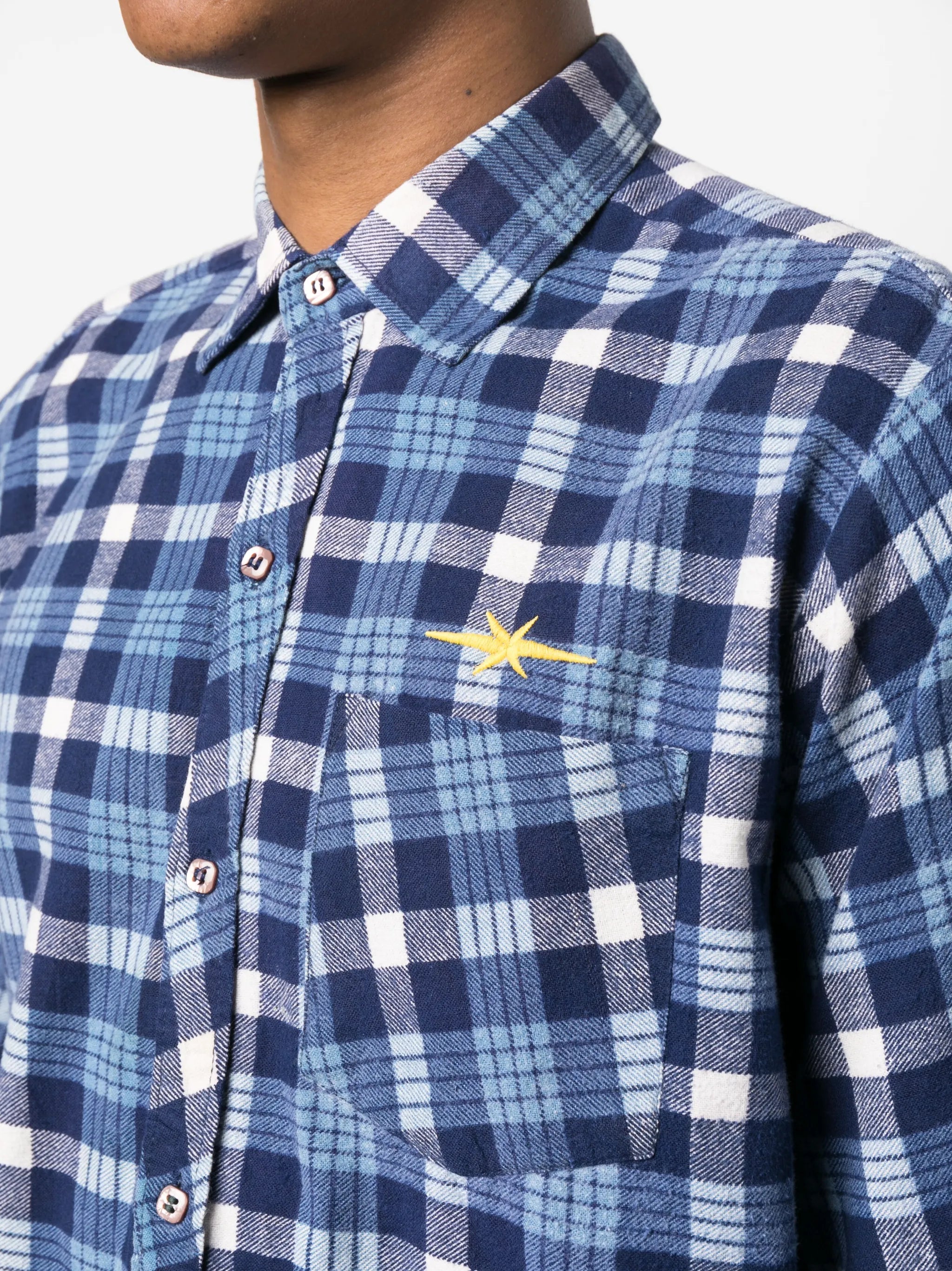 checked flannel shirt