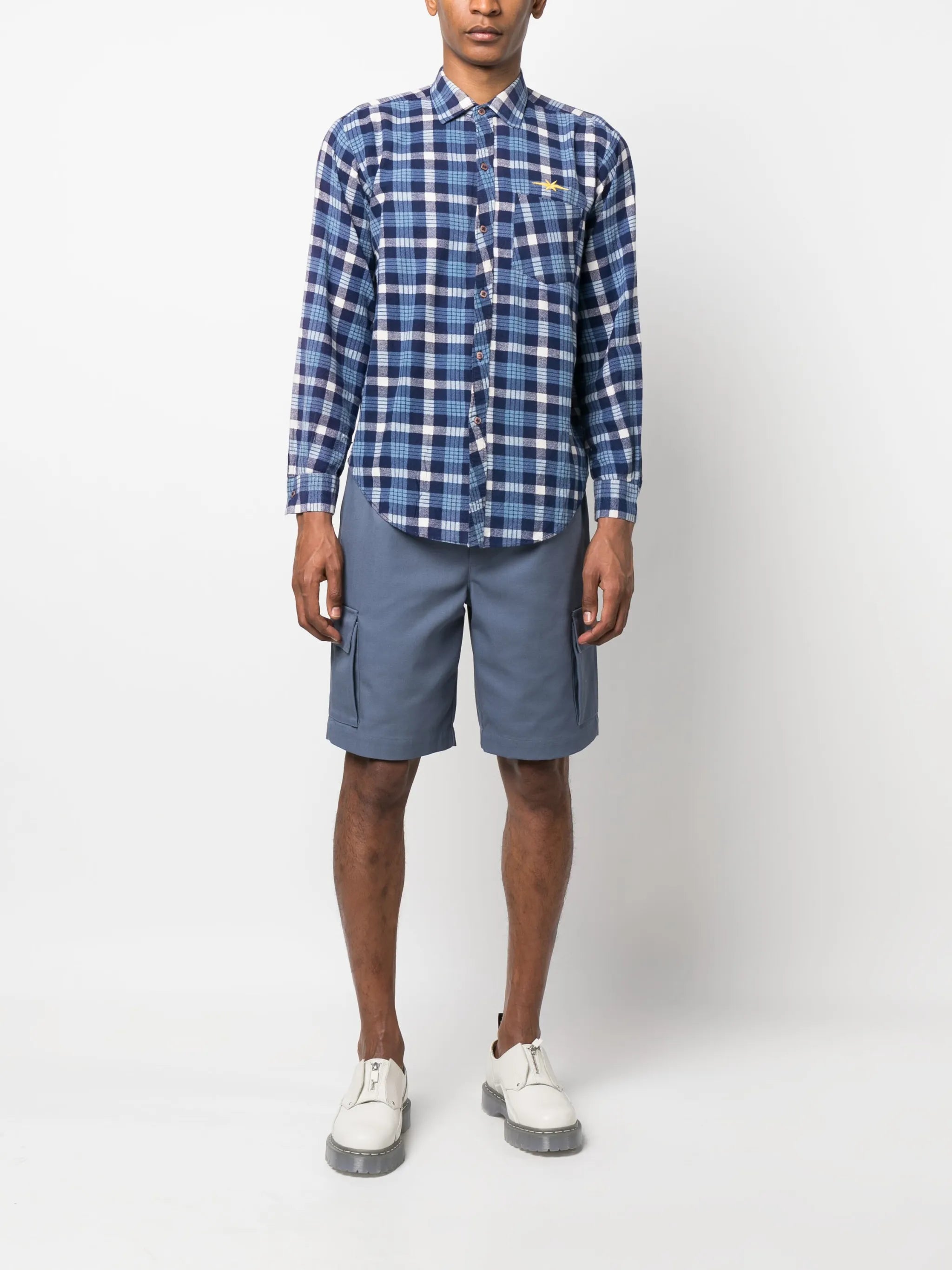 checked flannel shirt