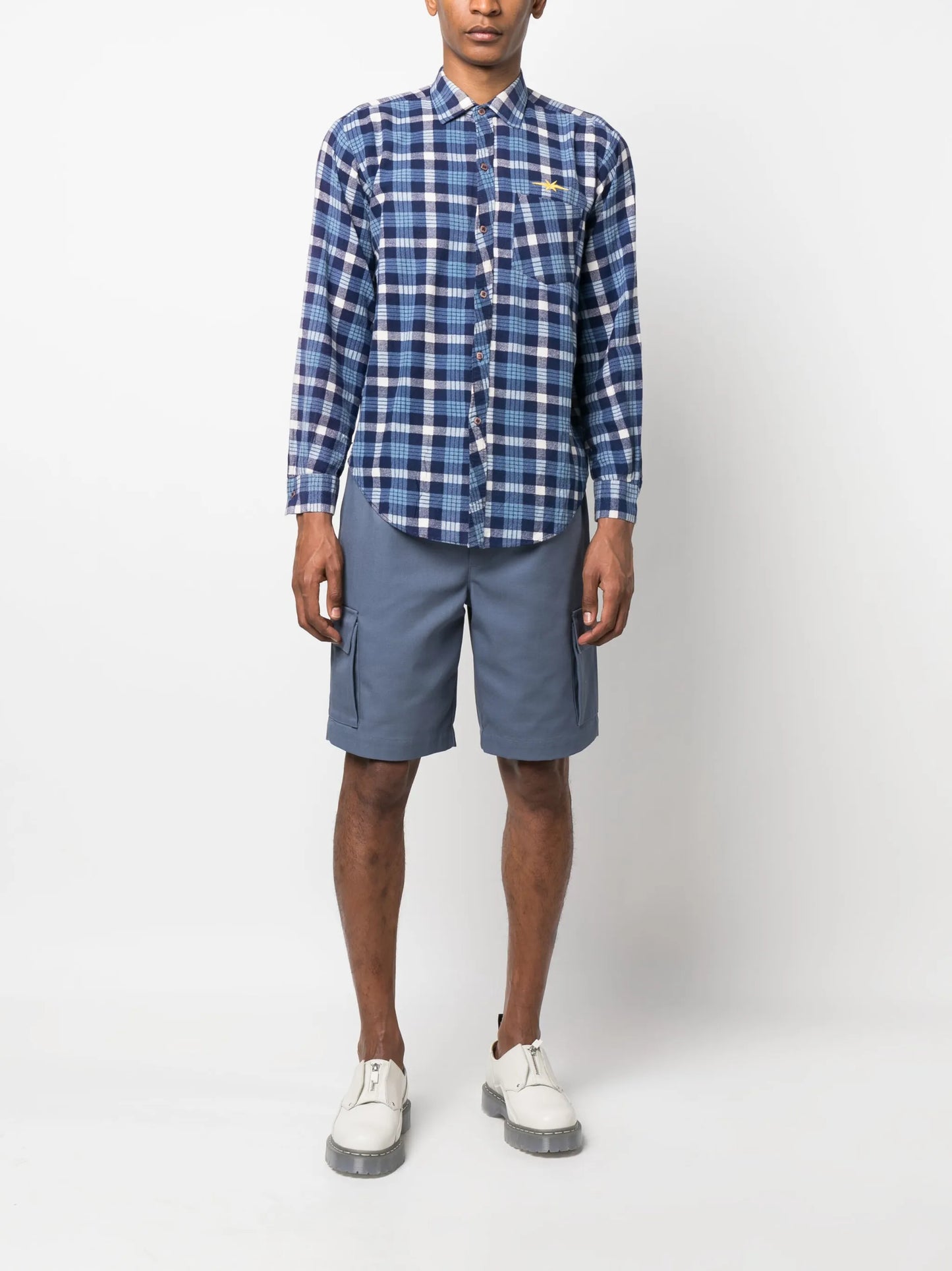 checked flannel shirt