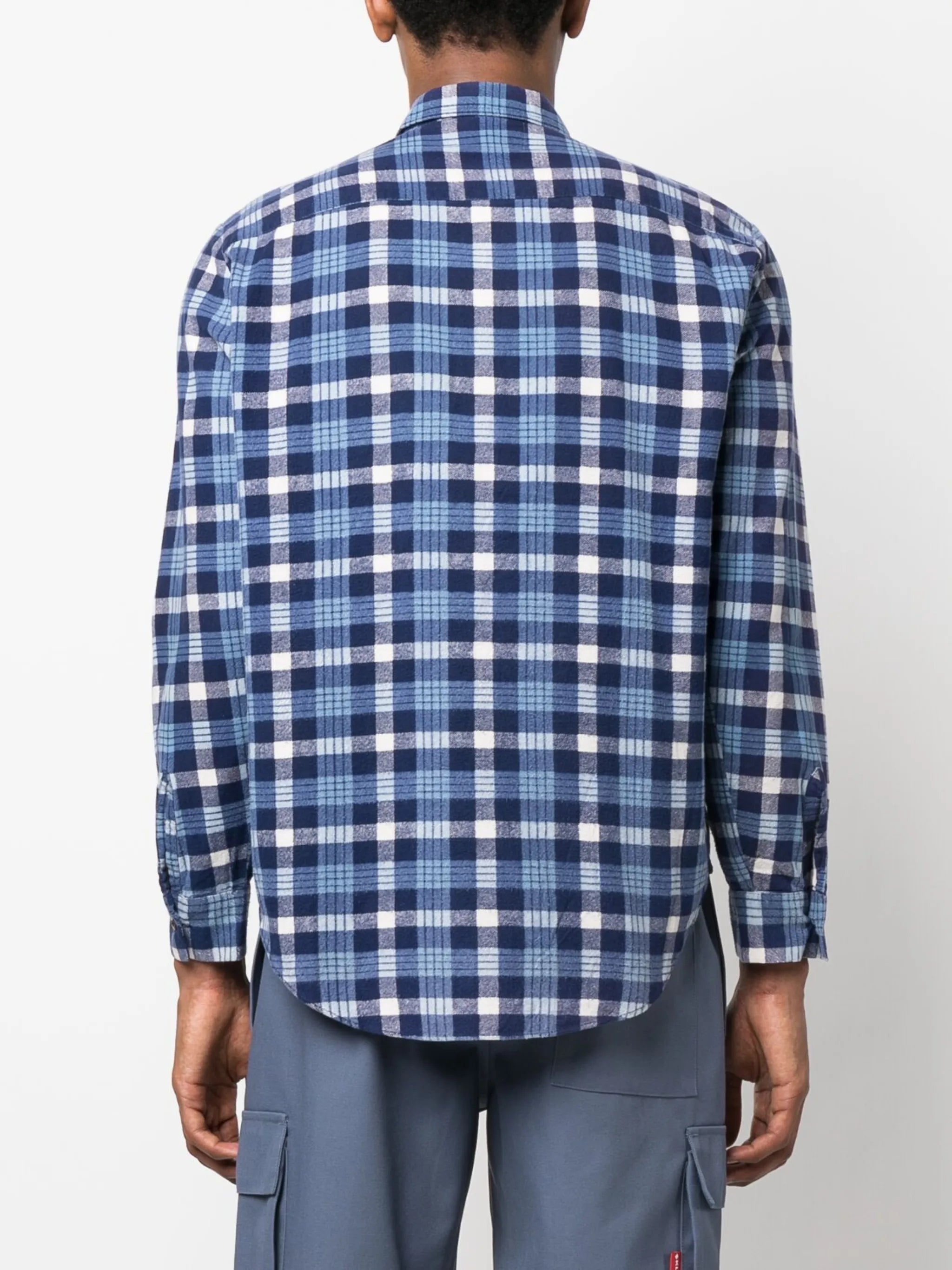 checked flannel shirt