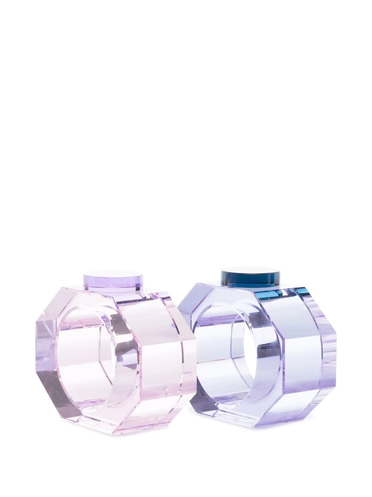Shelby set of 2 crystal napkin rings