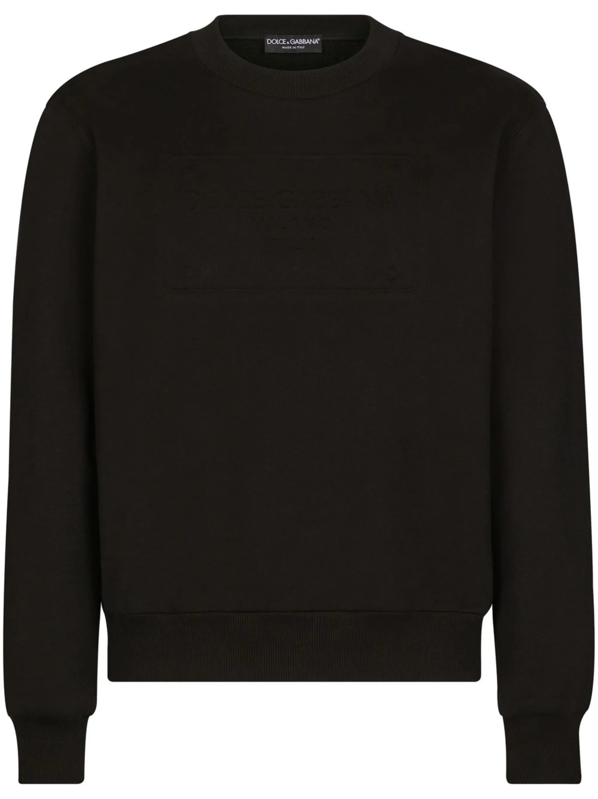 logo-embossed sweatshirt