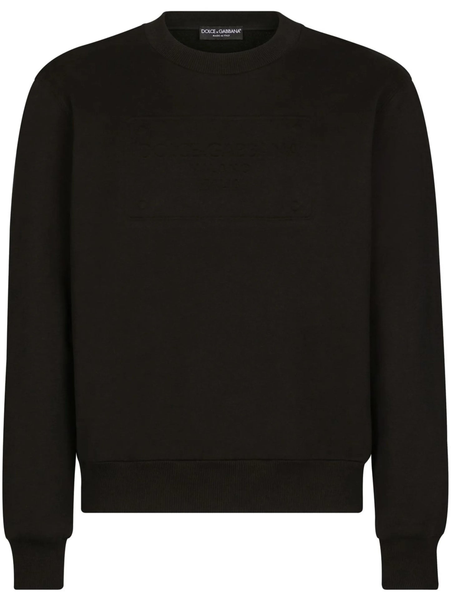logo-embossed sweatshirt