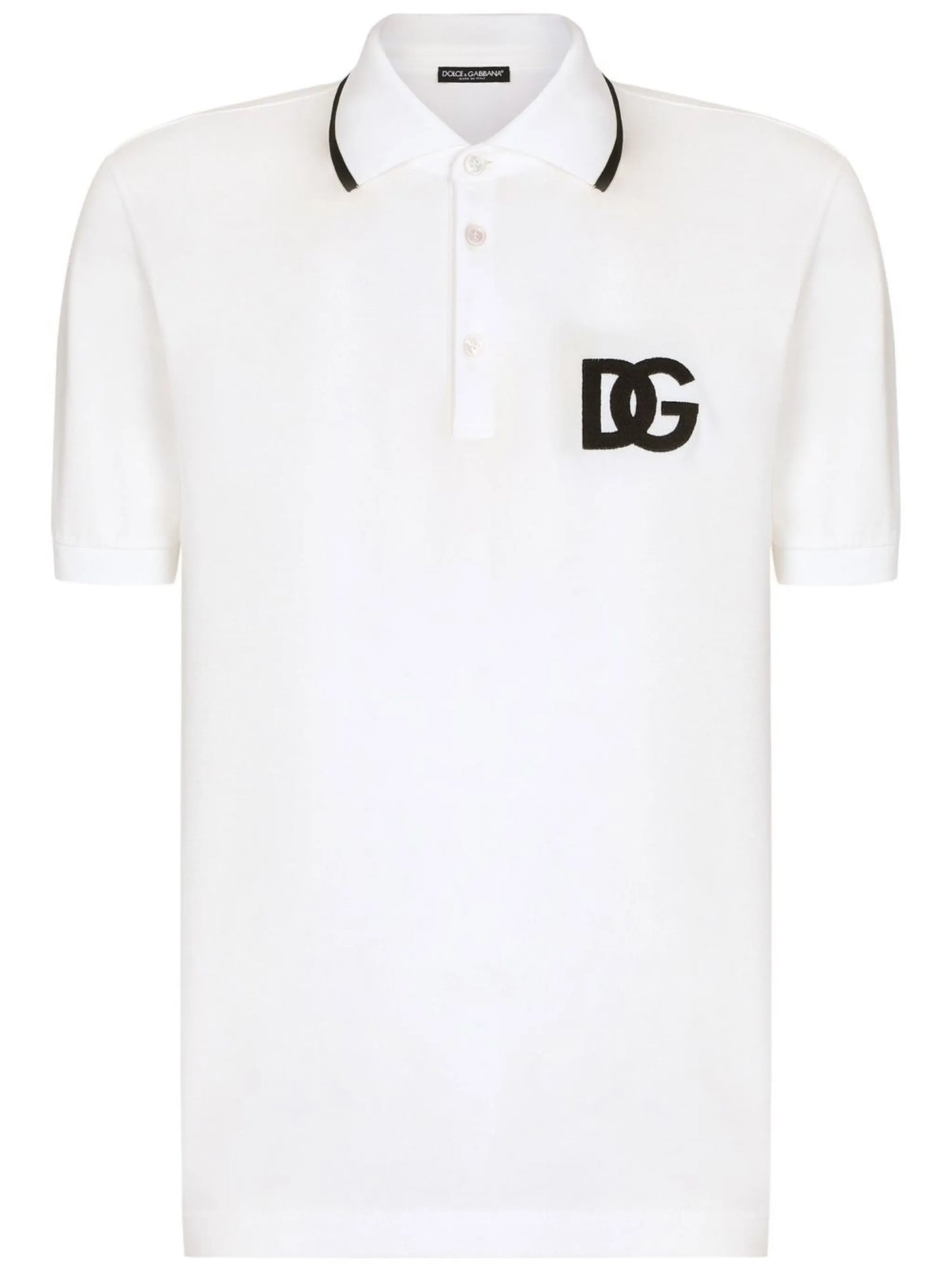 DG embroidered piqué polo shirt