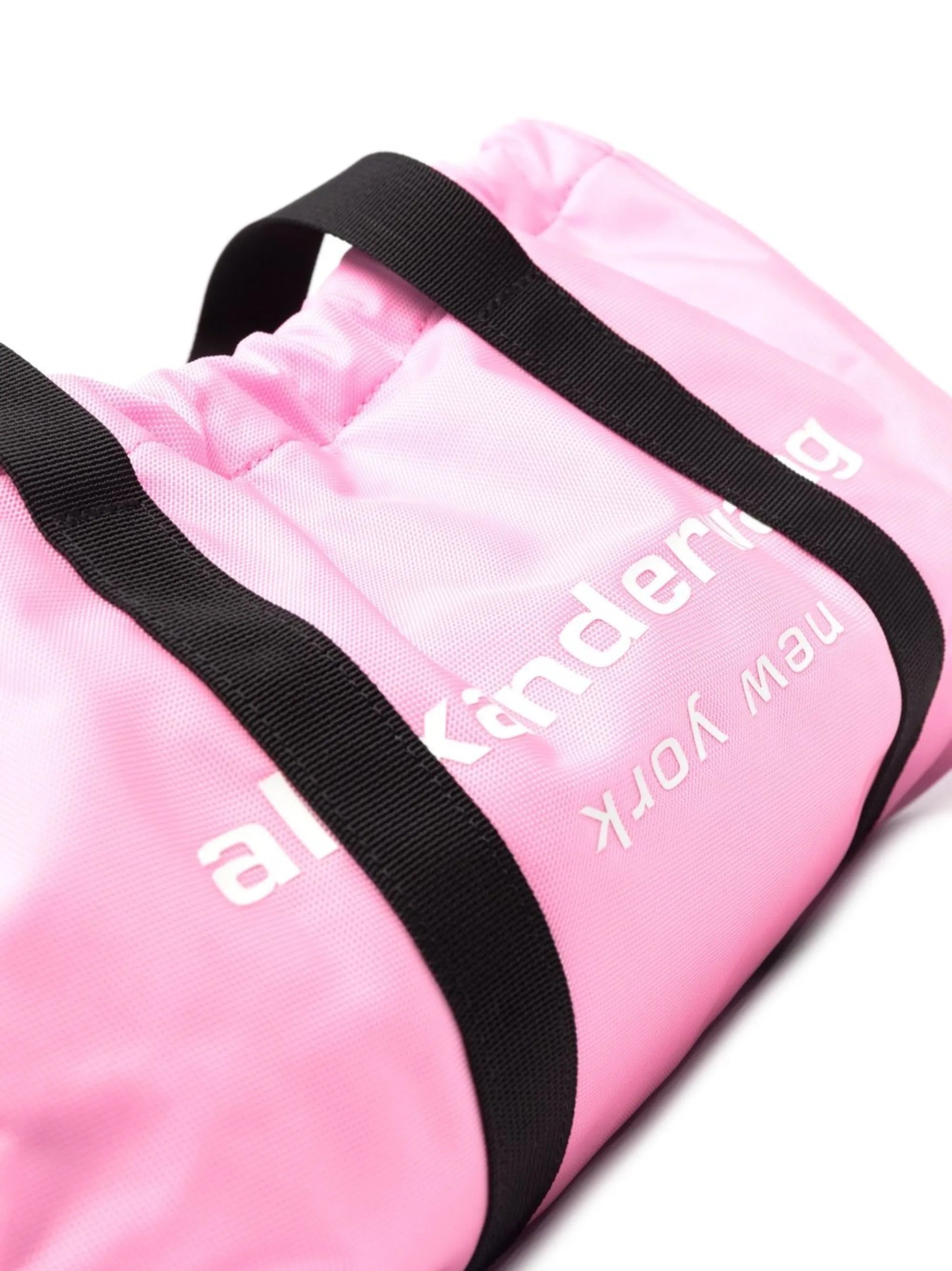 logo-print drawstring duffle bag