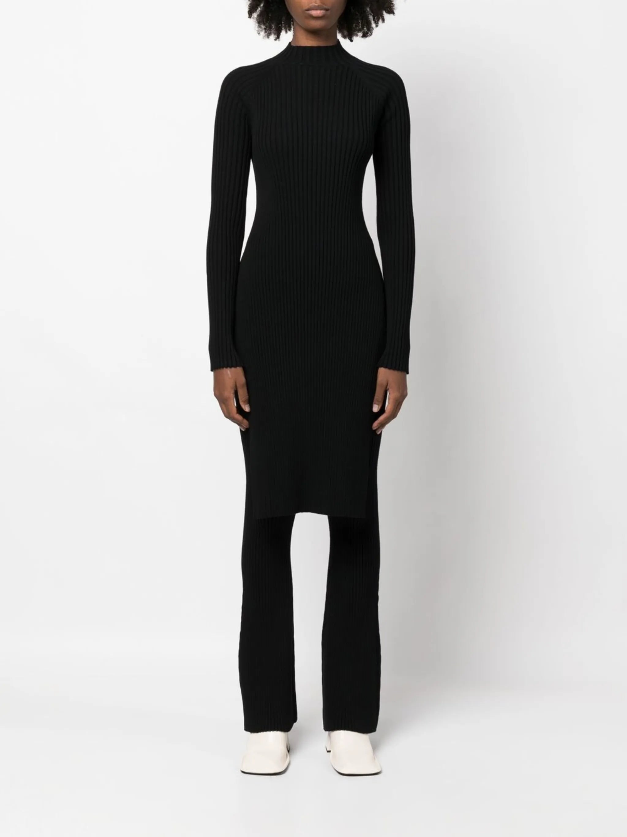 70s ribbed open-back top