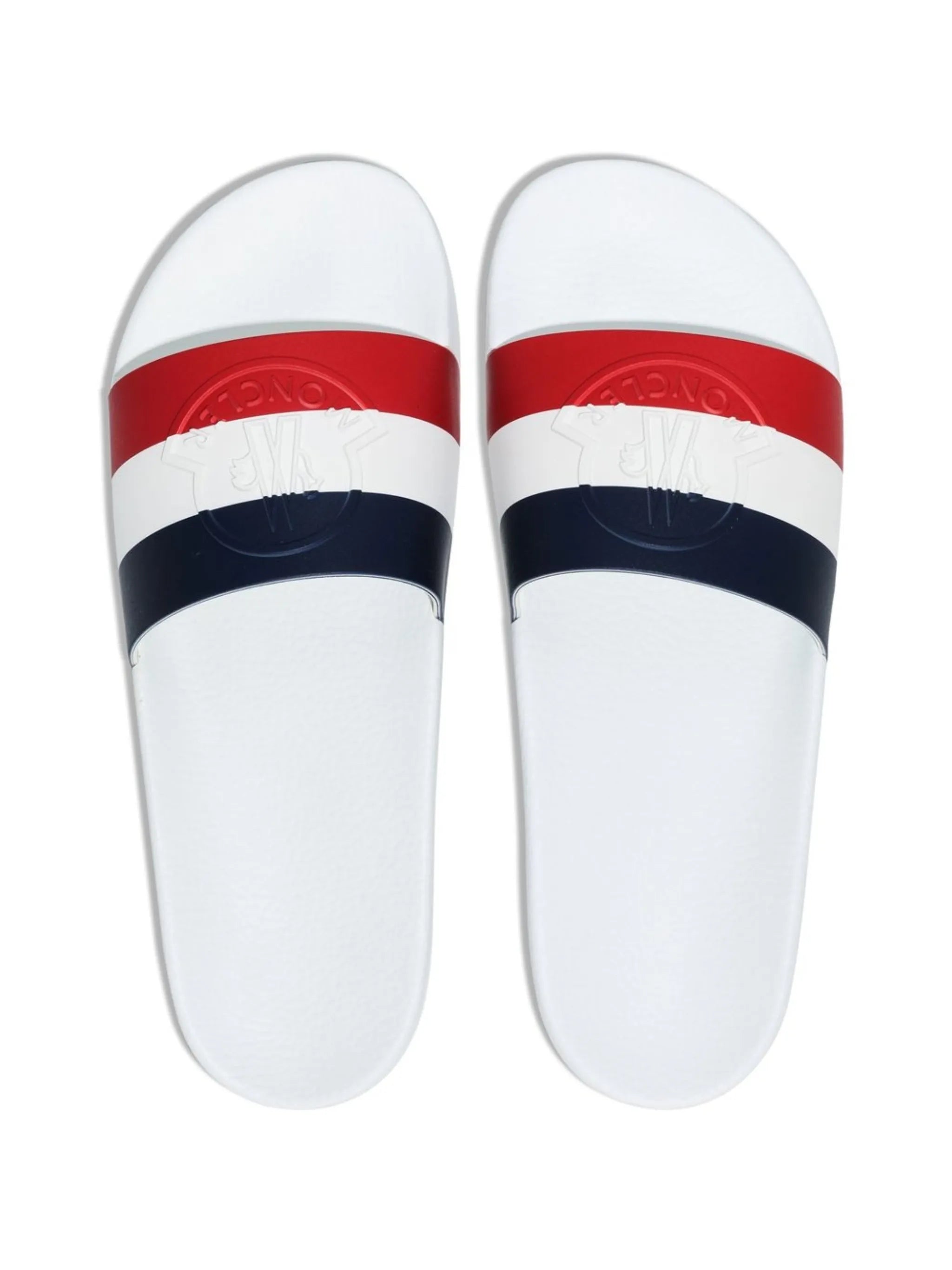 Basile stripe flat slides