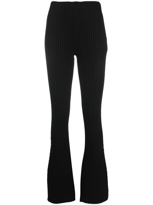 70s ribbed flared trousers