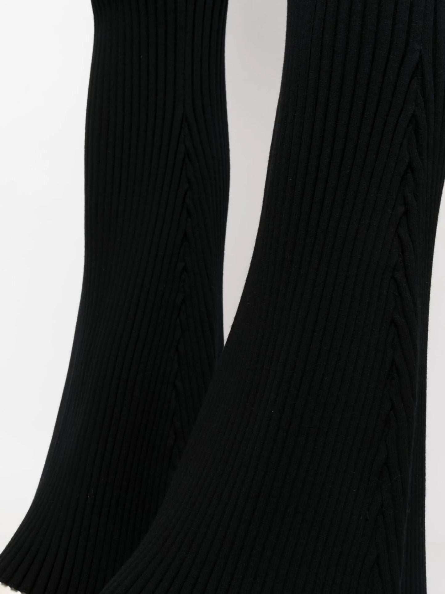 70s ribbed flared trousers