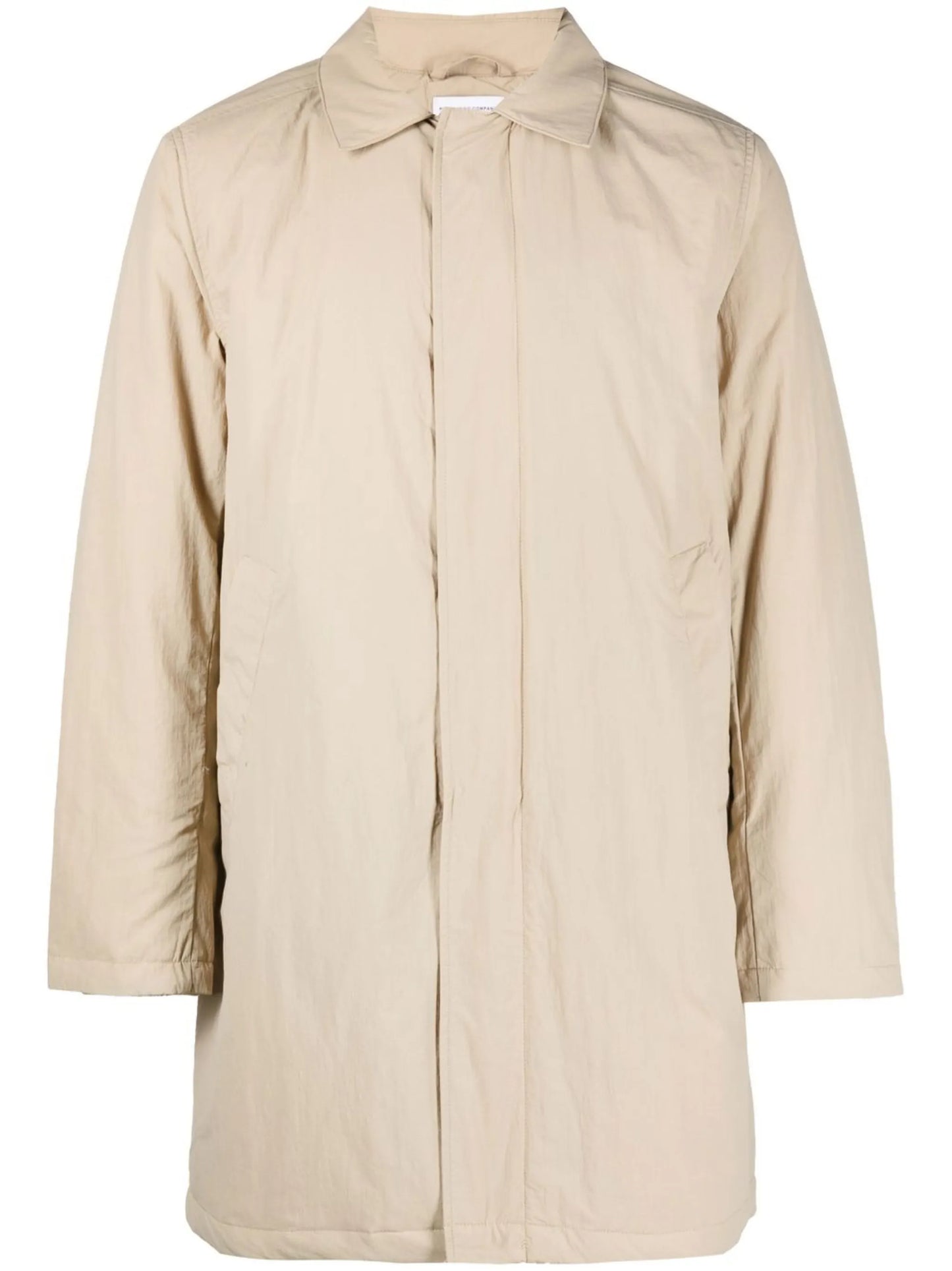 padded trench coat