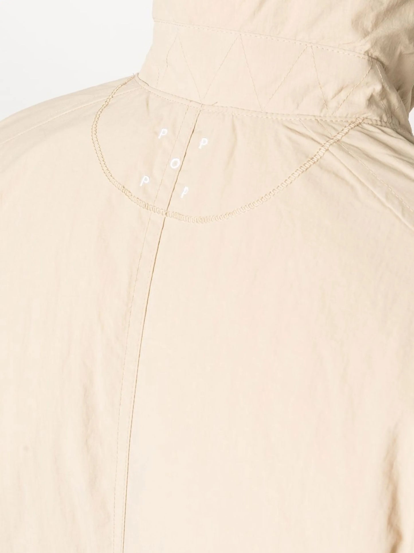 padded trench coat