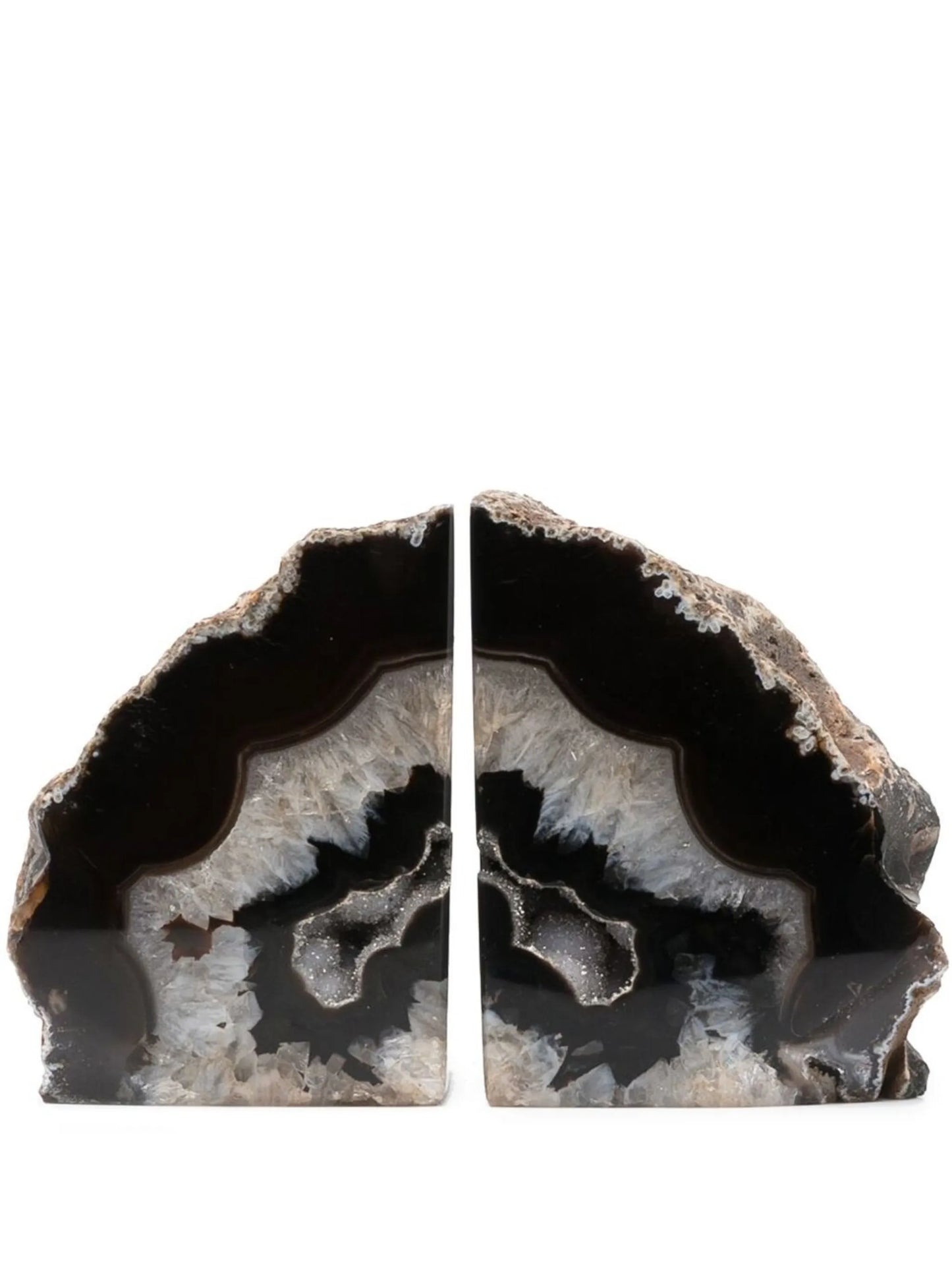 Natural Agate bookend set