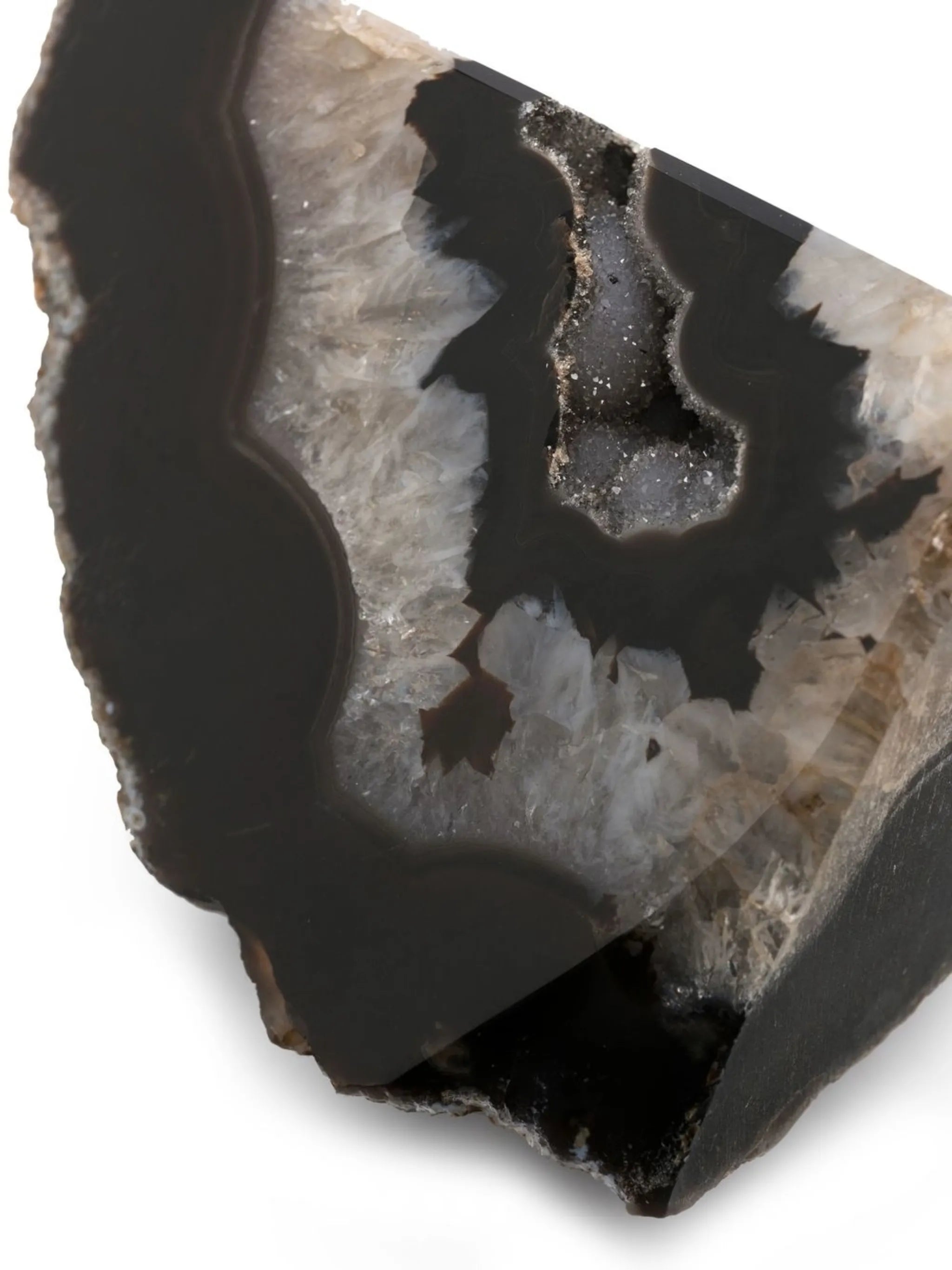 Natural Agate bookend set