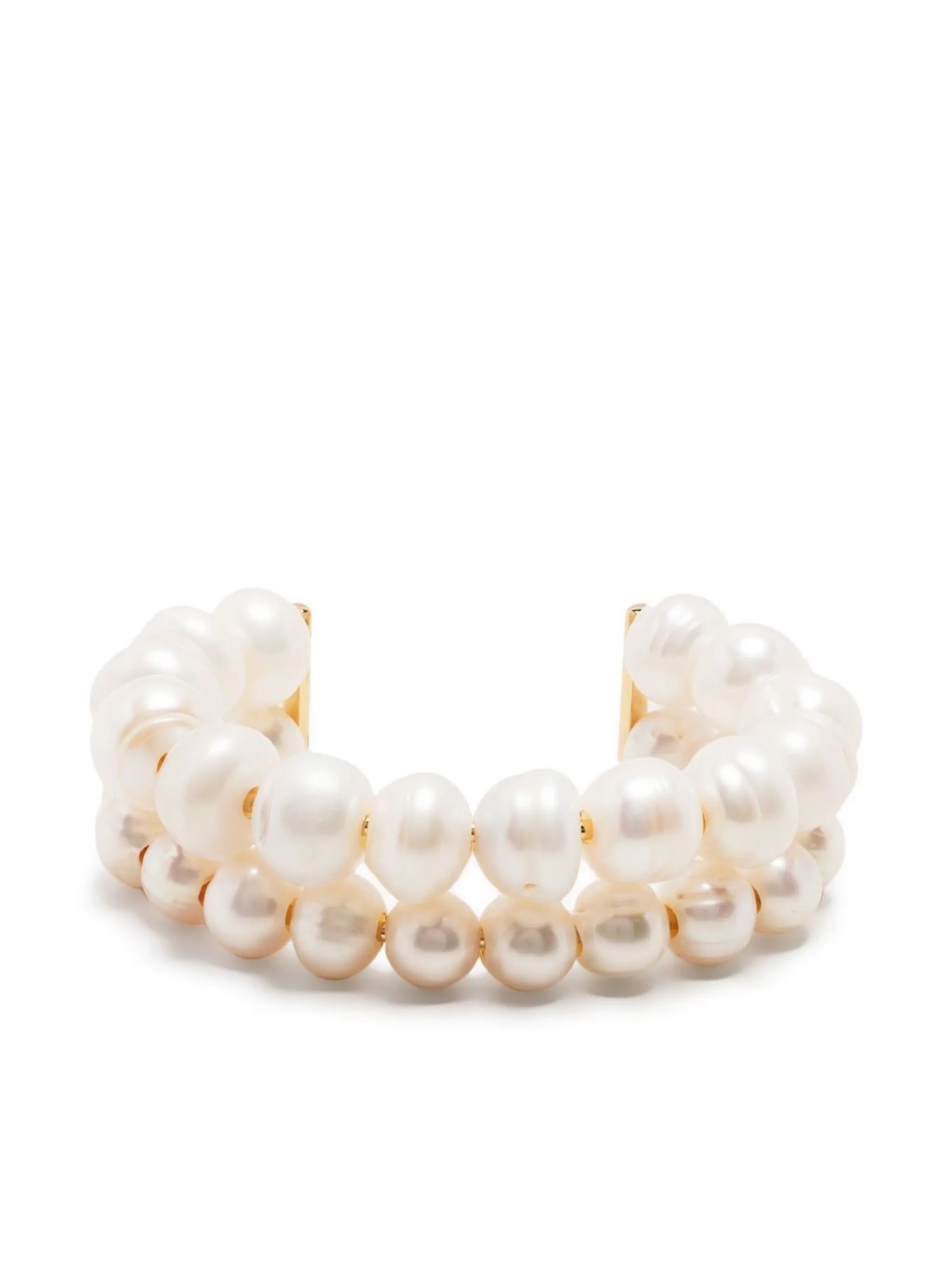 freshwater pearl cuff bracelet