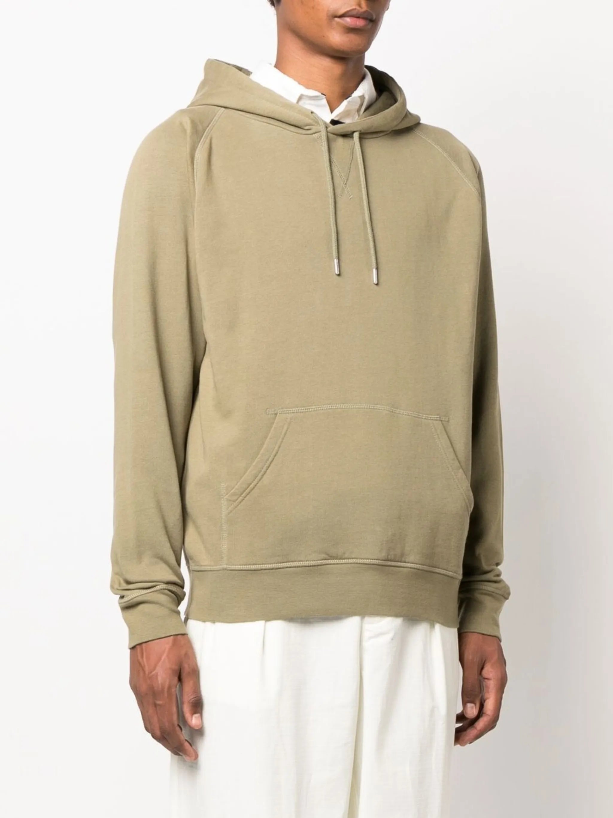 logo-print long-sleeved hoodie