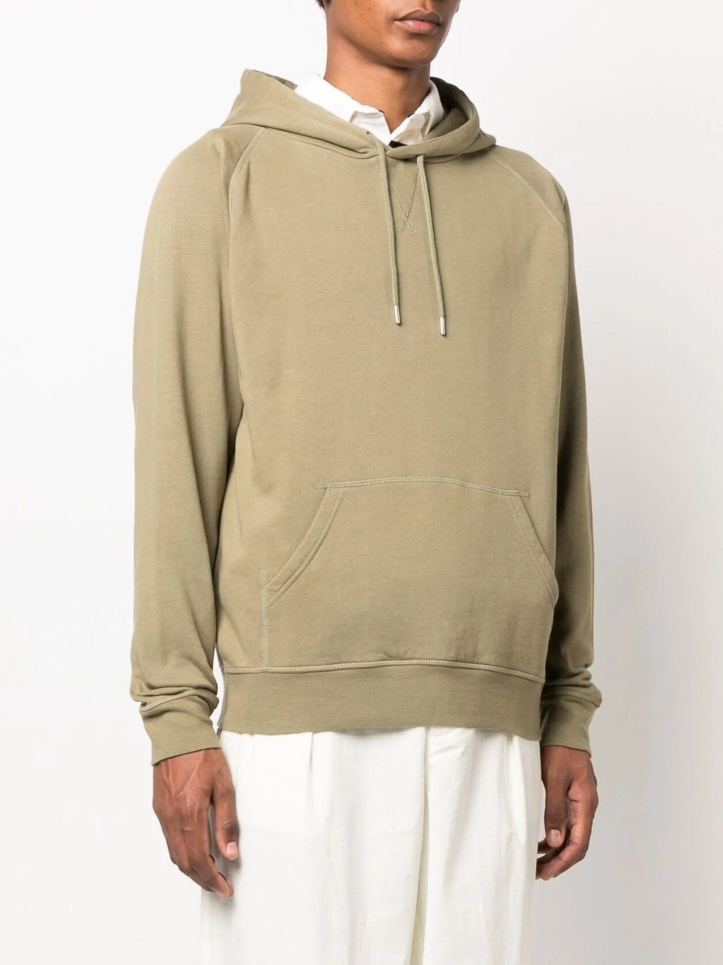 logo-print long-sleeved hoodie