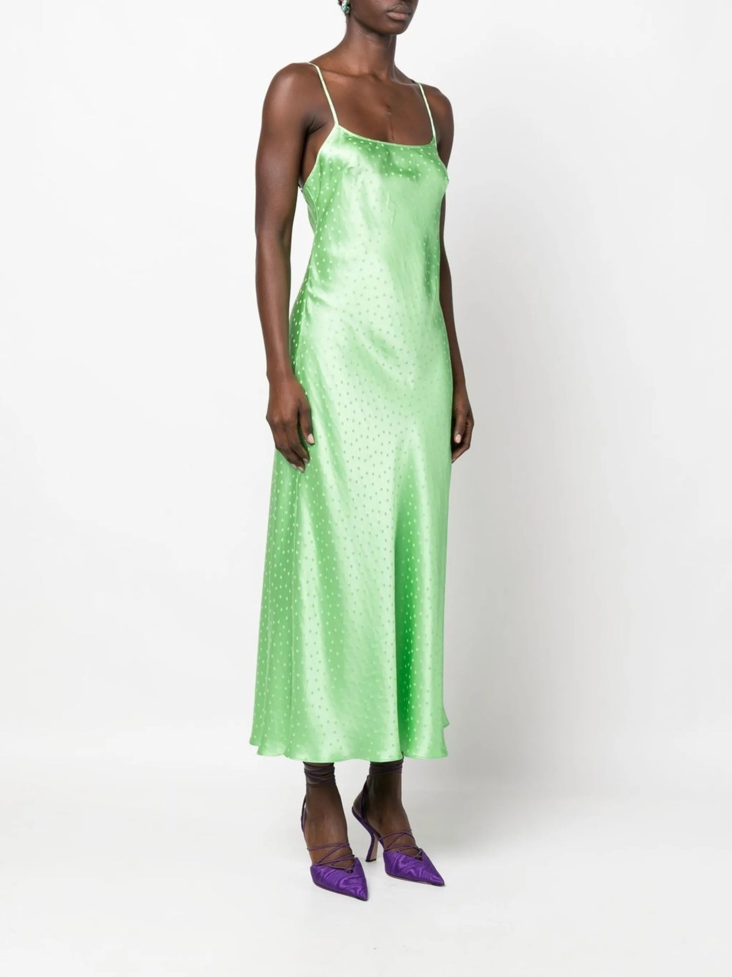 Holly polka dot maxi dress