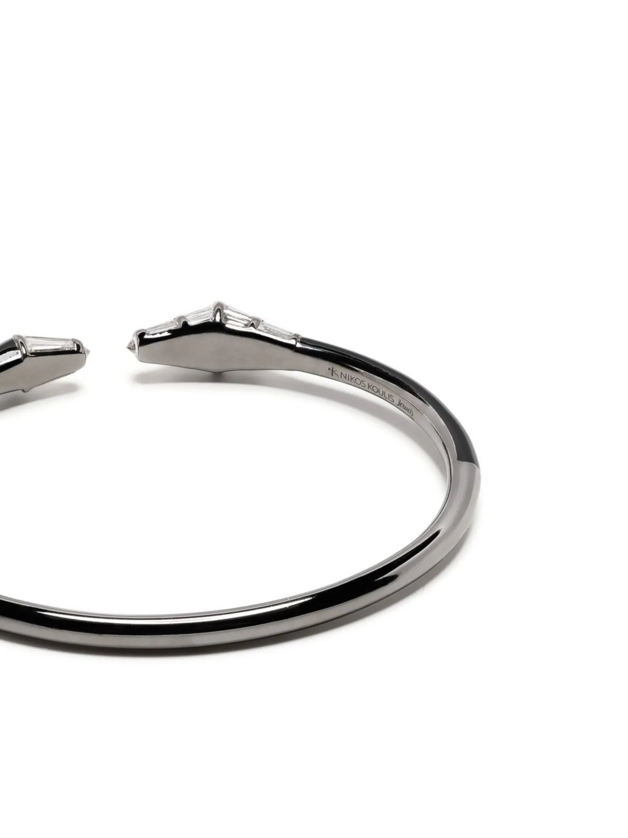 18kt white gold Energy diamond bangle bracelet