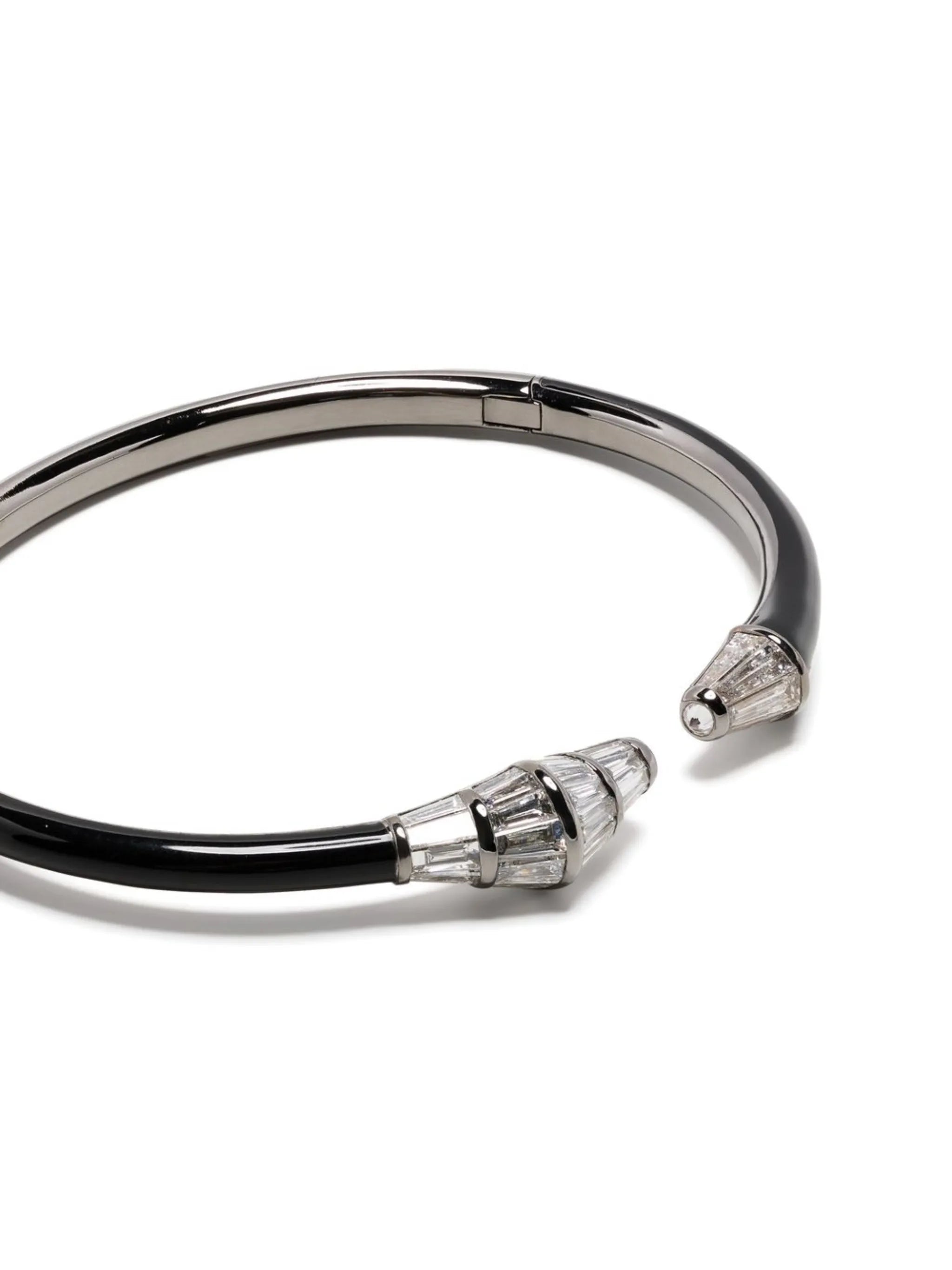 18kt white gold Energy diamond bangle bracelet