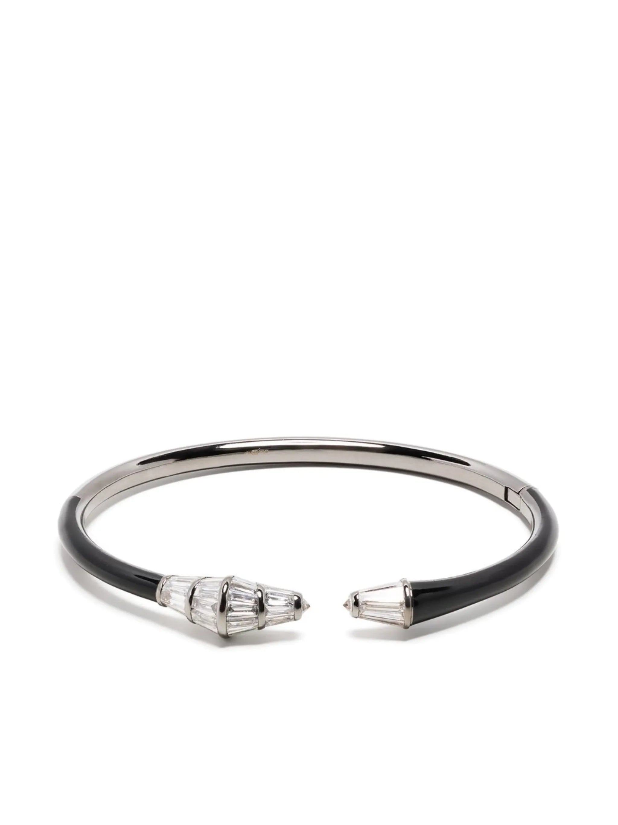 18kt white gold Energy diamond bangle bracelet