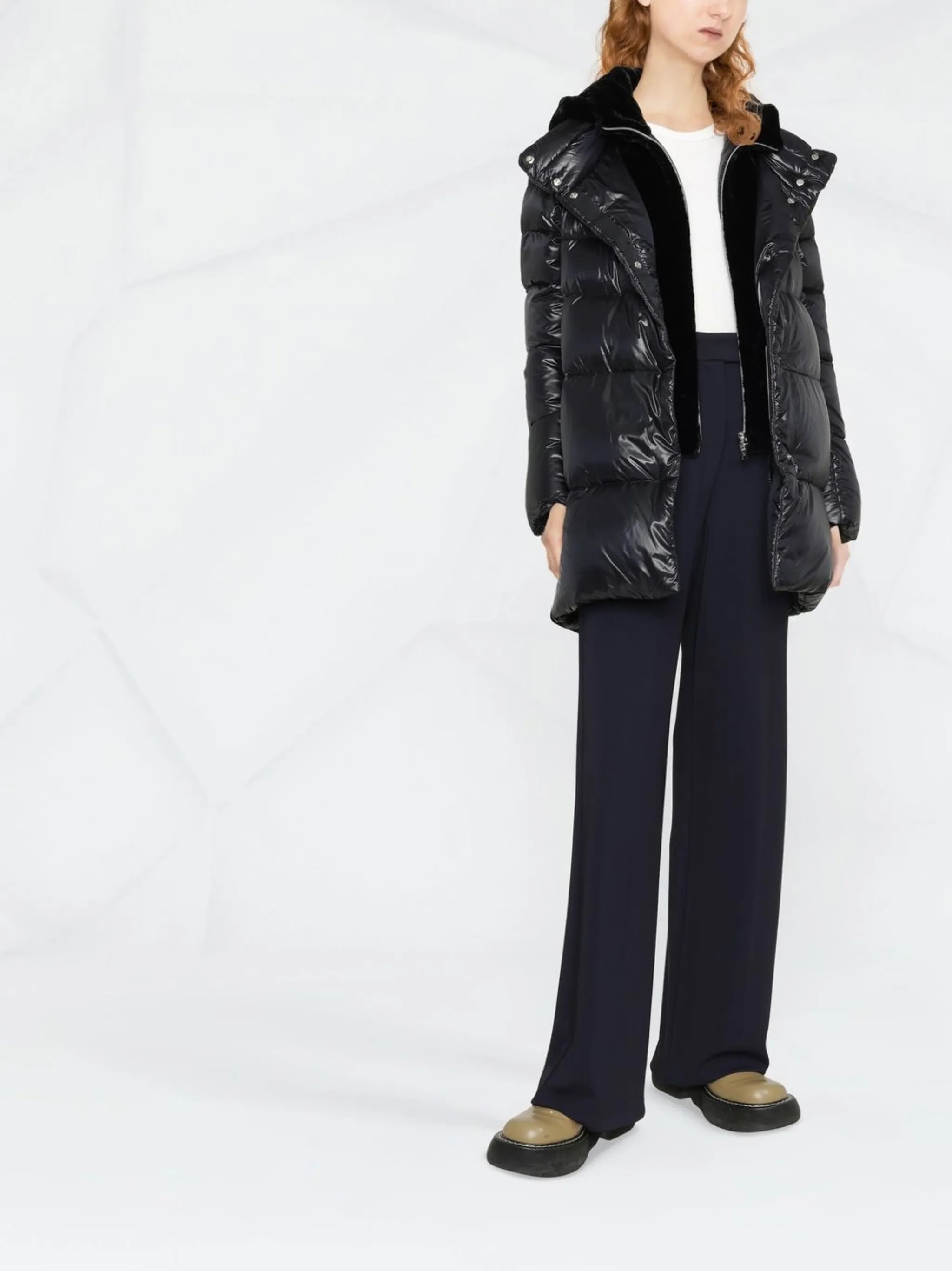 Ultralight puffer coat