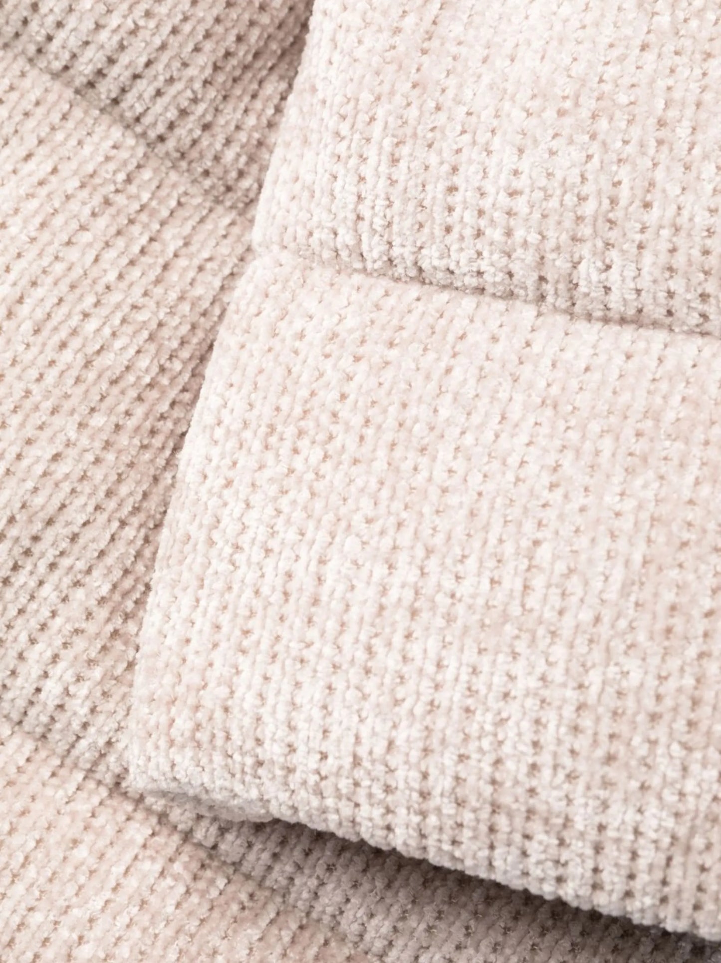 Chenille puffer jacket