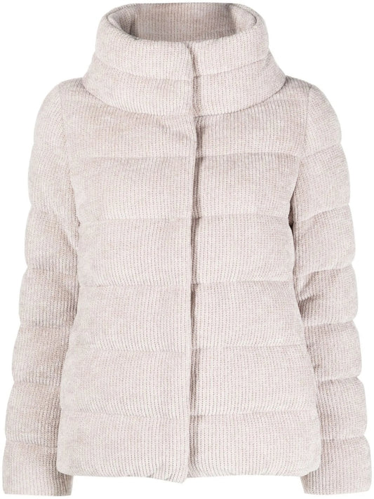 Chenille puffer jacket