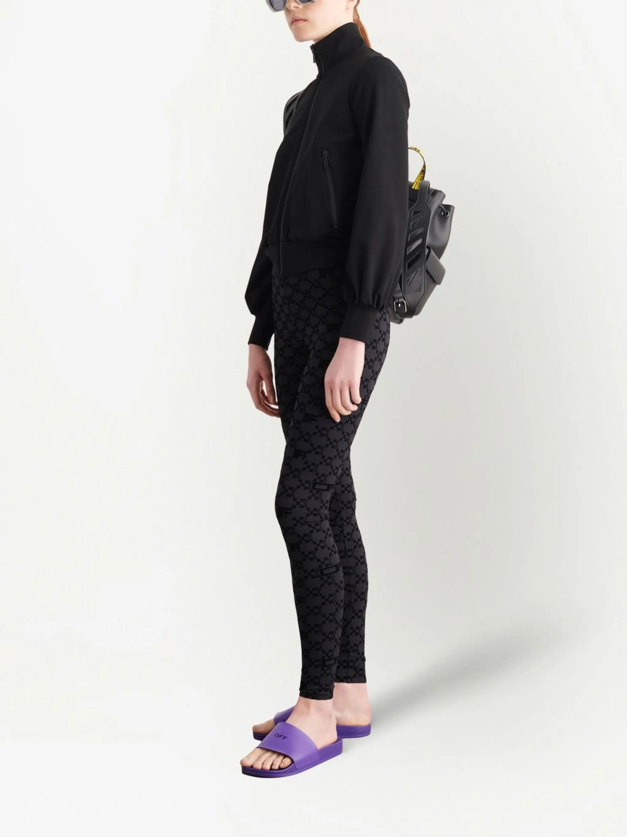 Flock Monogram performance leggings