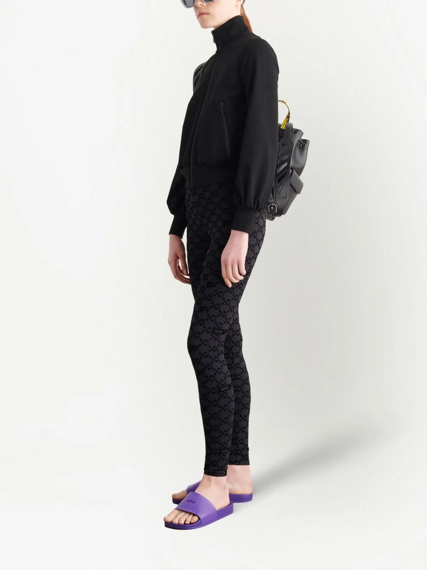Flock Monogram performance leggings