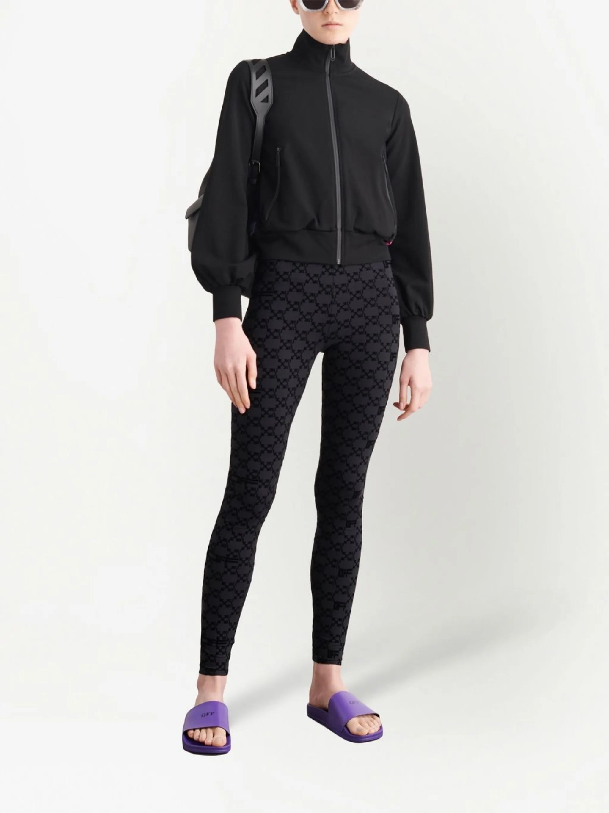 Flock Monogram performance leggings
