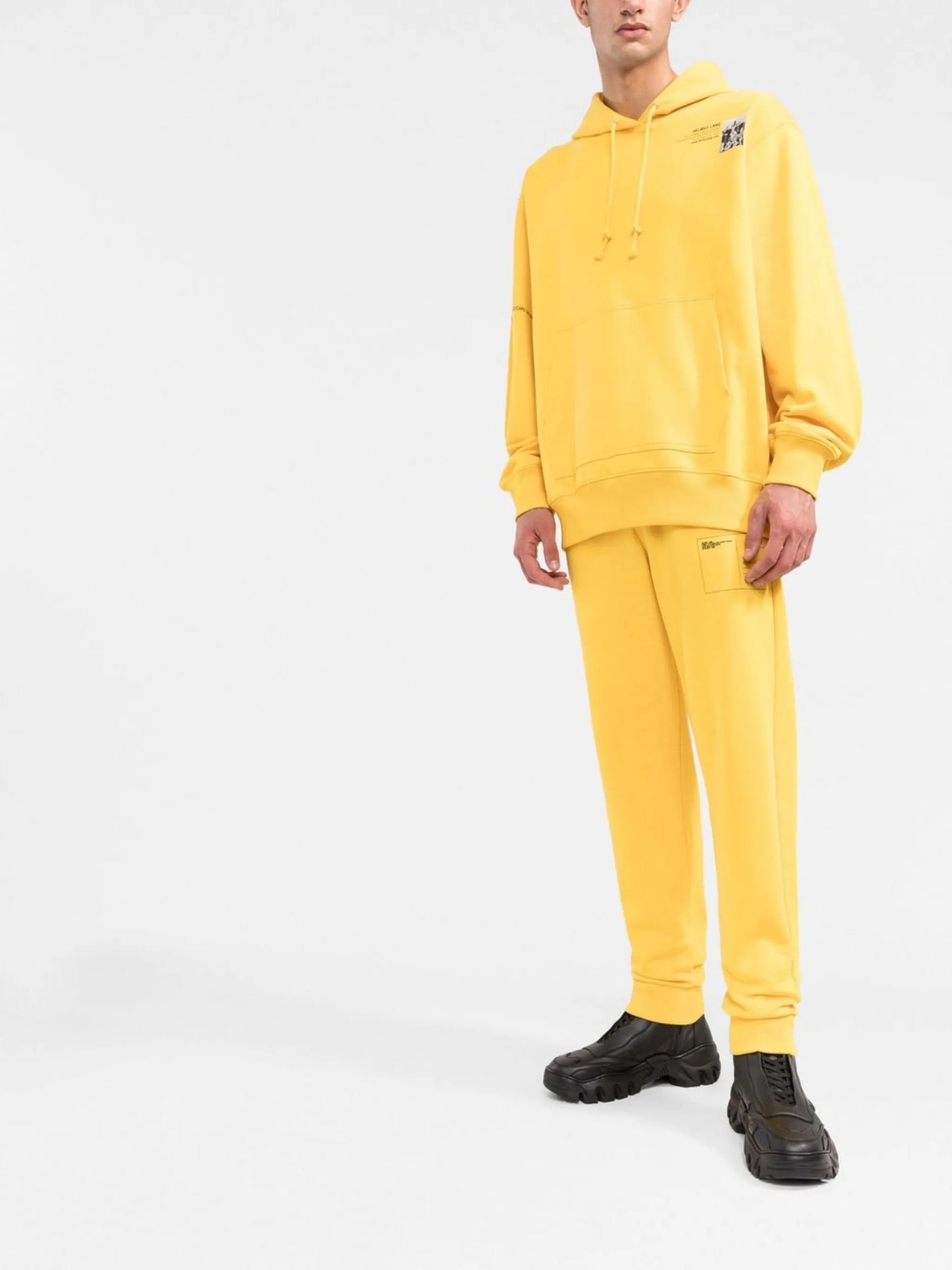 New York postcard print hoodie