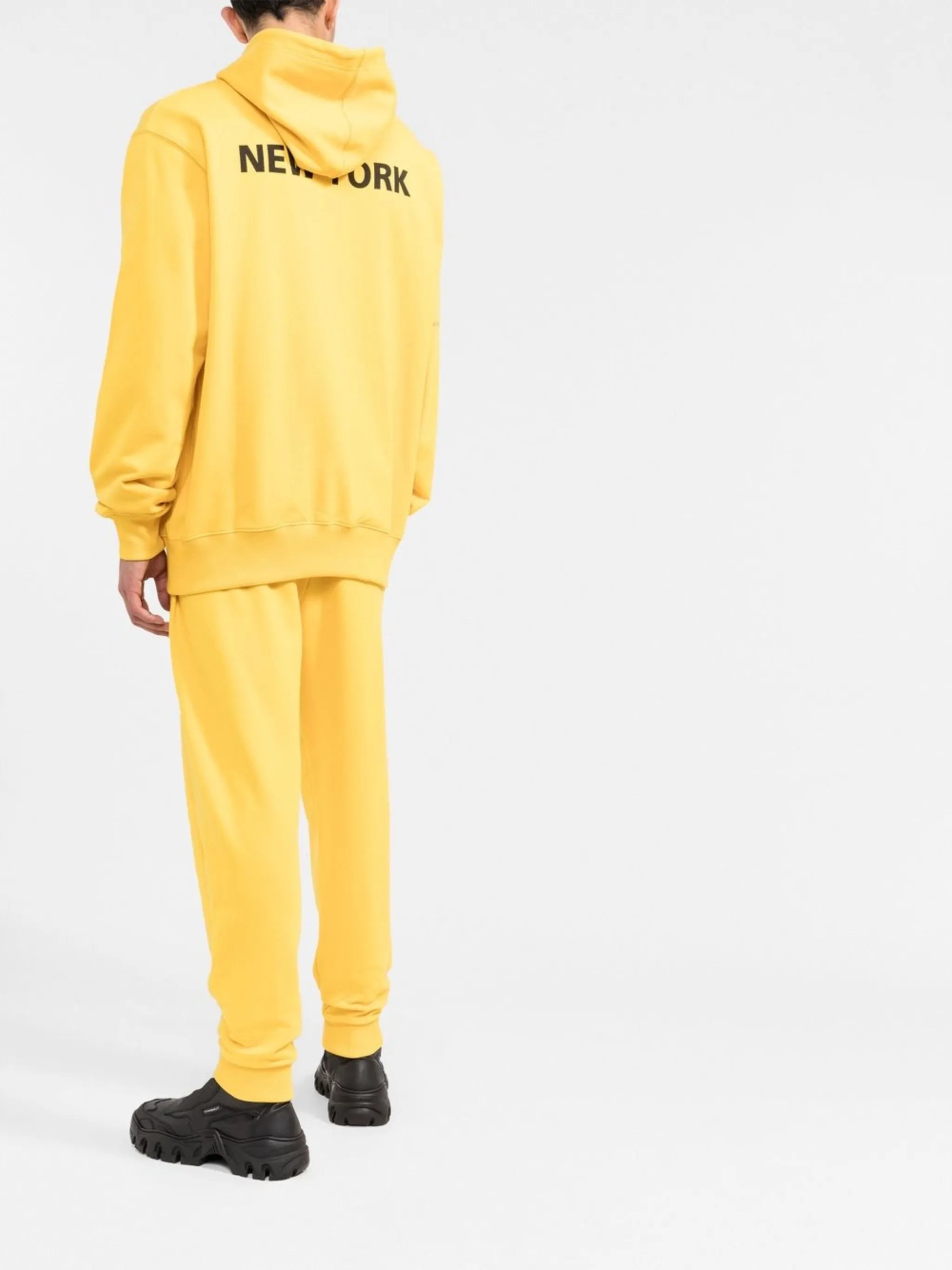 New York postcard print hoodie