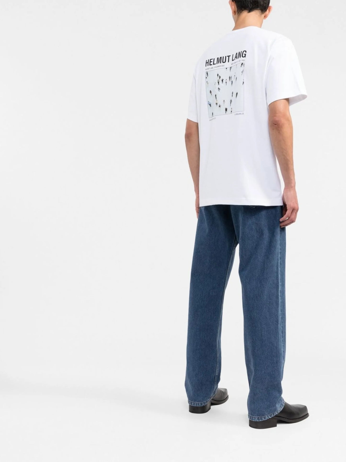 New York Postcard print T-shirt