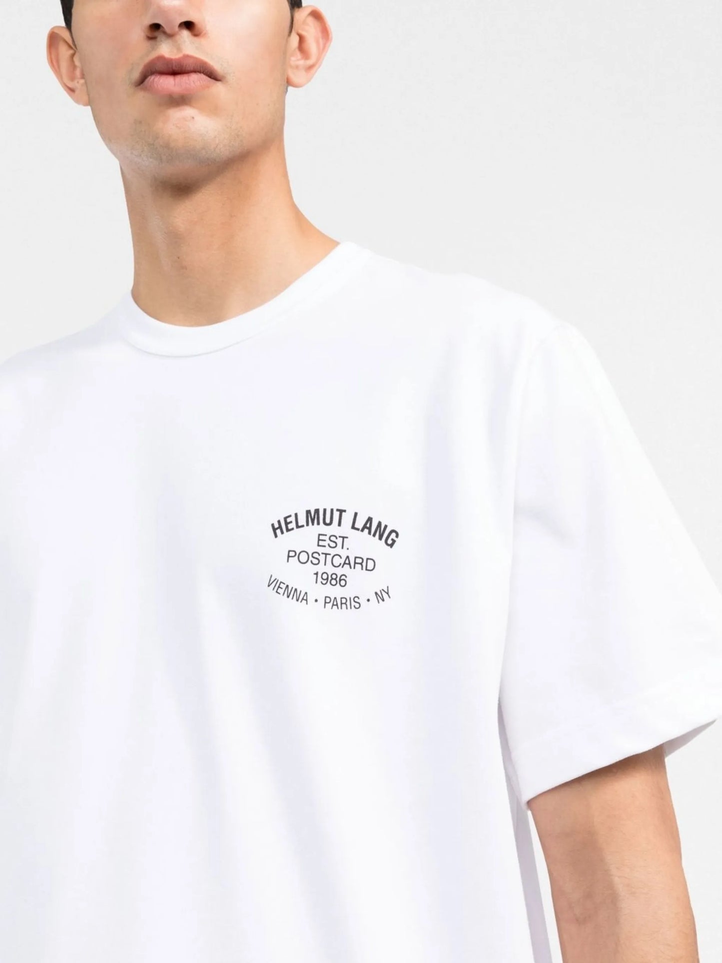 New York Postcard print T-shirt