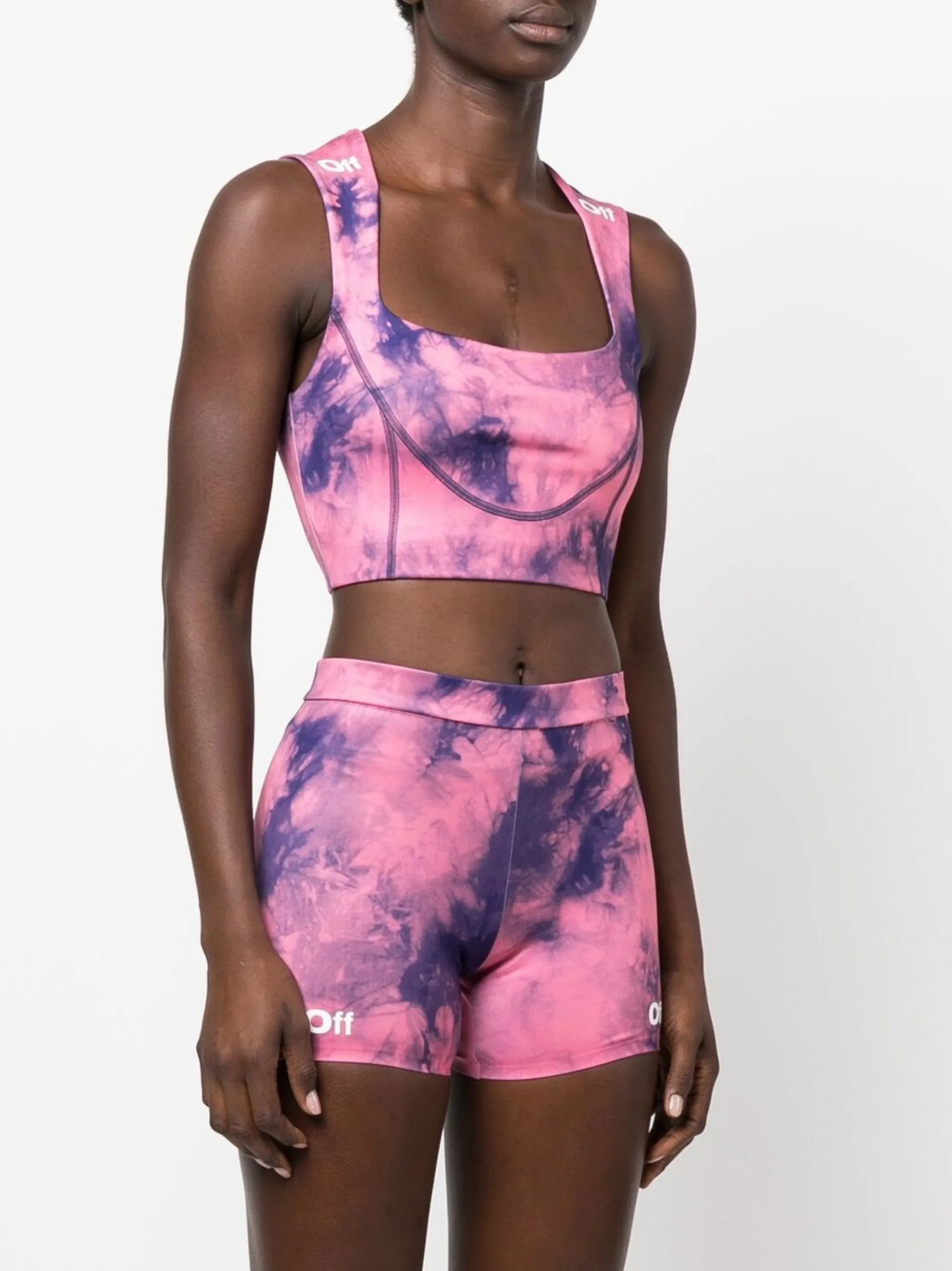 tie-dye sports bra