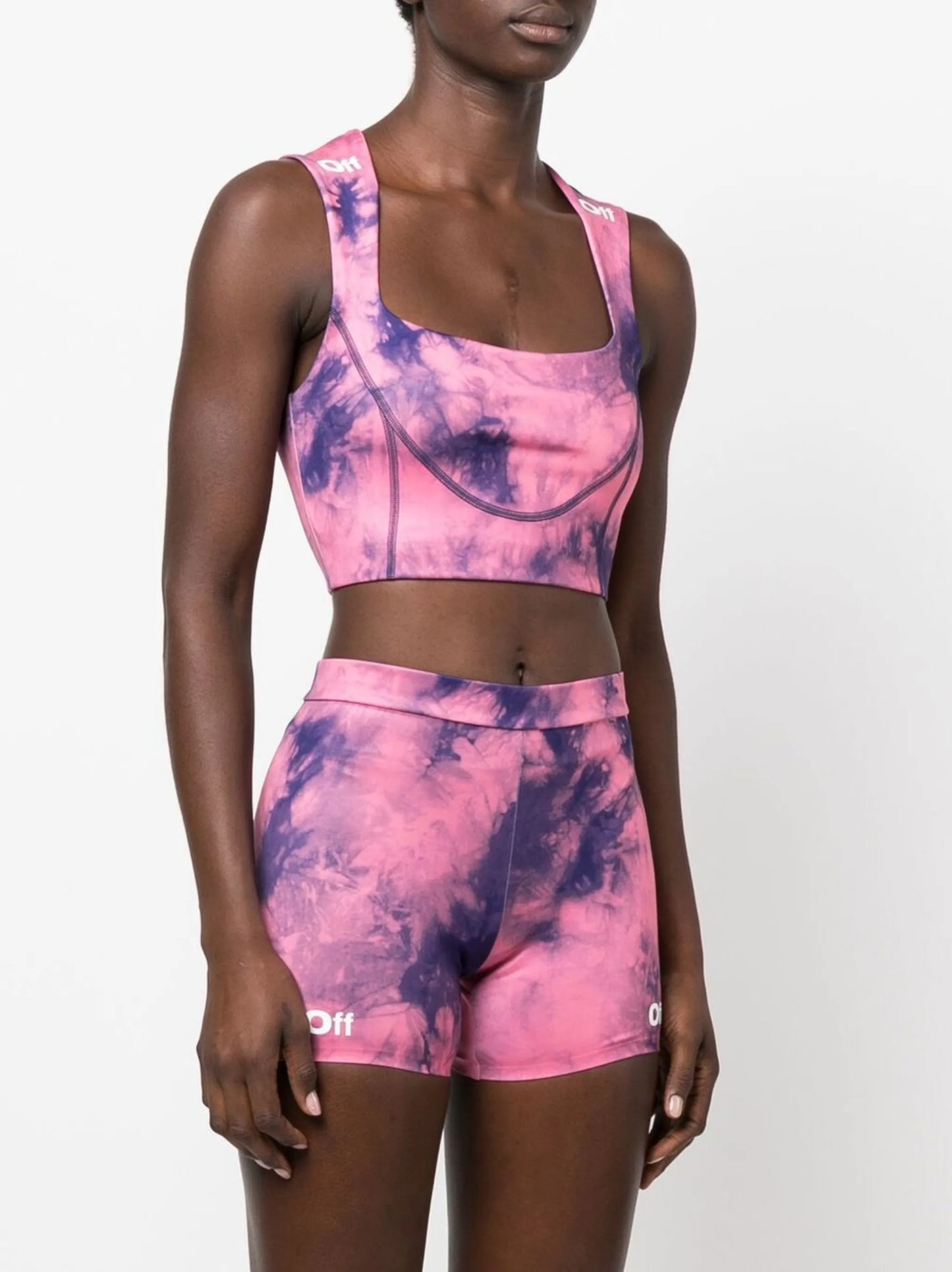 tie-dye sports bra