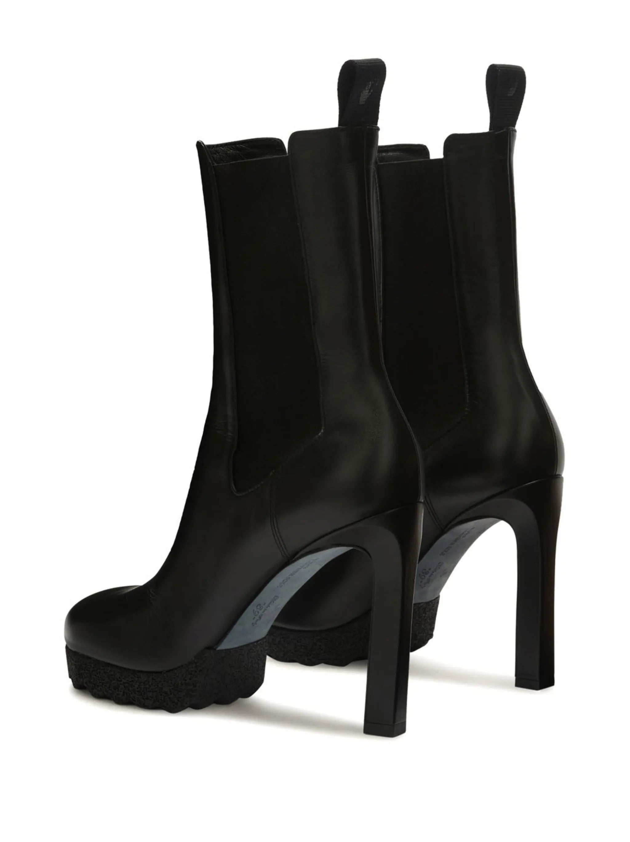 leather heeled boots