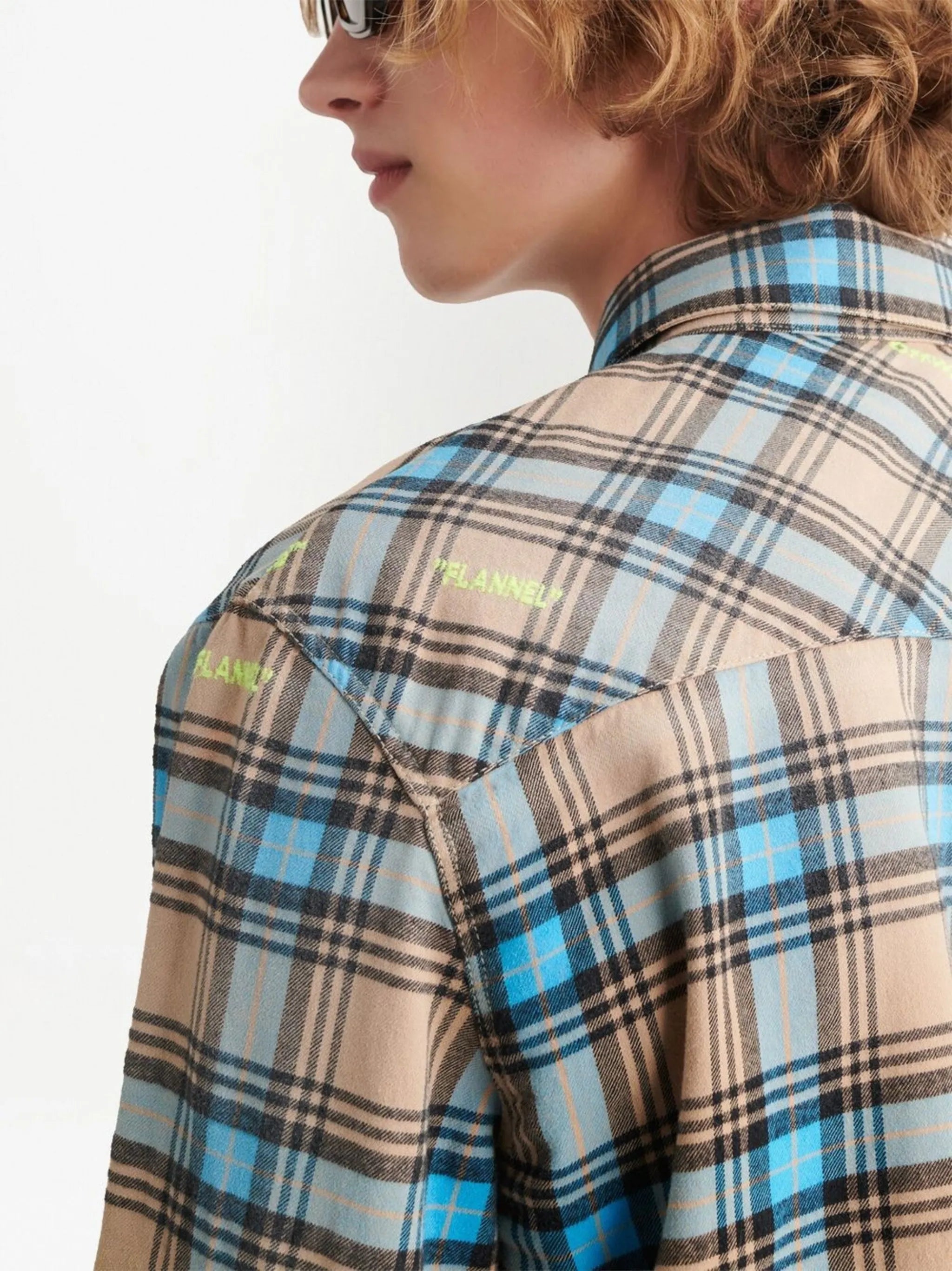 check-print long-sleeve shirt